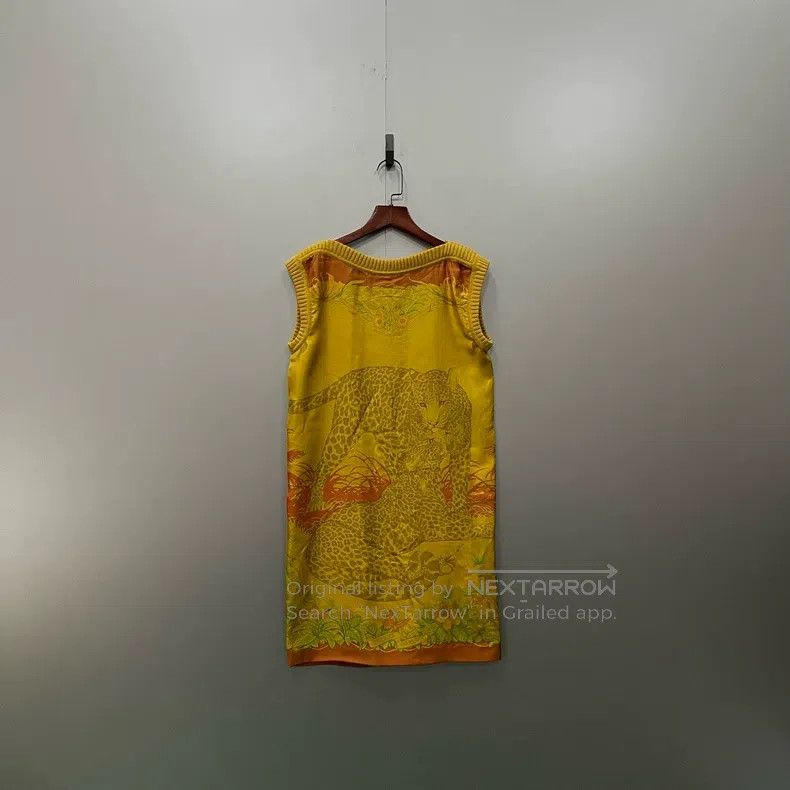 Hermes Hermes Animal Print Silk Vest Dress Size XS / US 0-2 / IT 36-38 - 1 Thumbnail