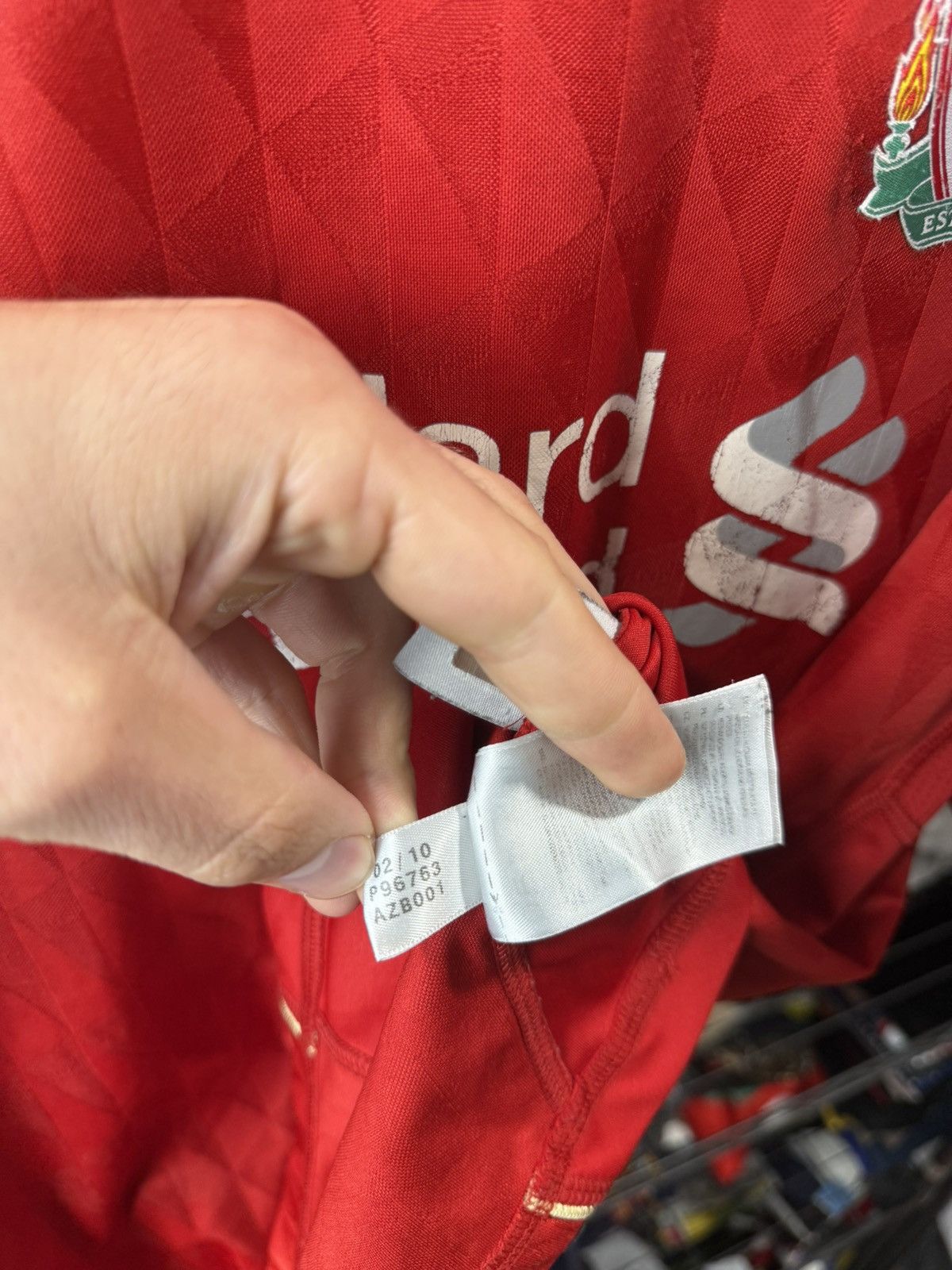 Adidas 2010 Adidas Liverpool Gerrard 8 Number Soccer Jersey Size US L / EU 52-54 / 3 - 10 Thumbnail