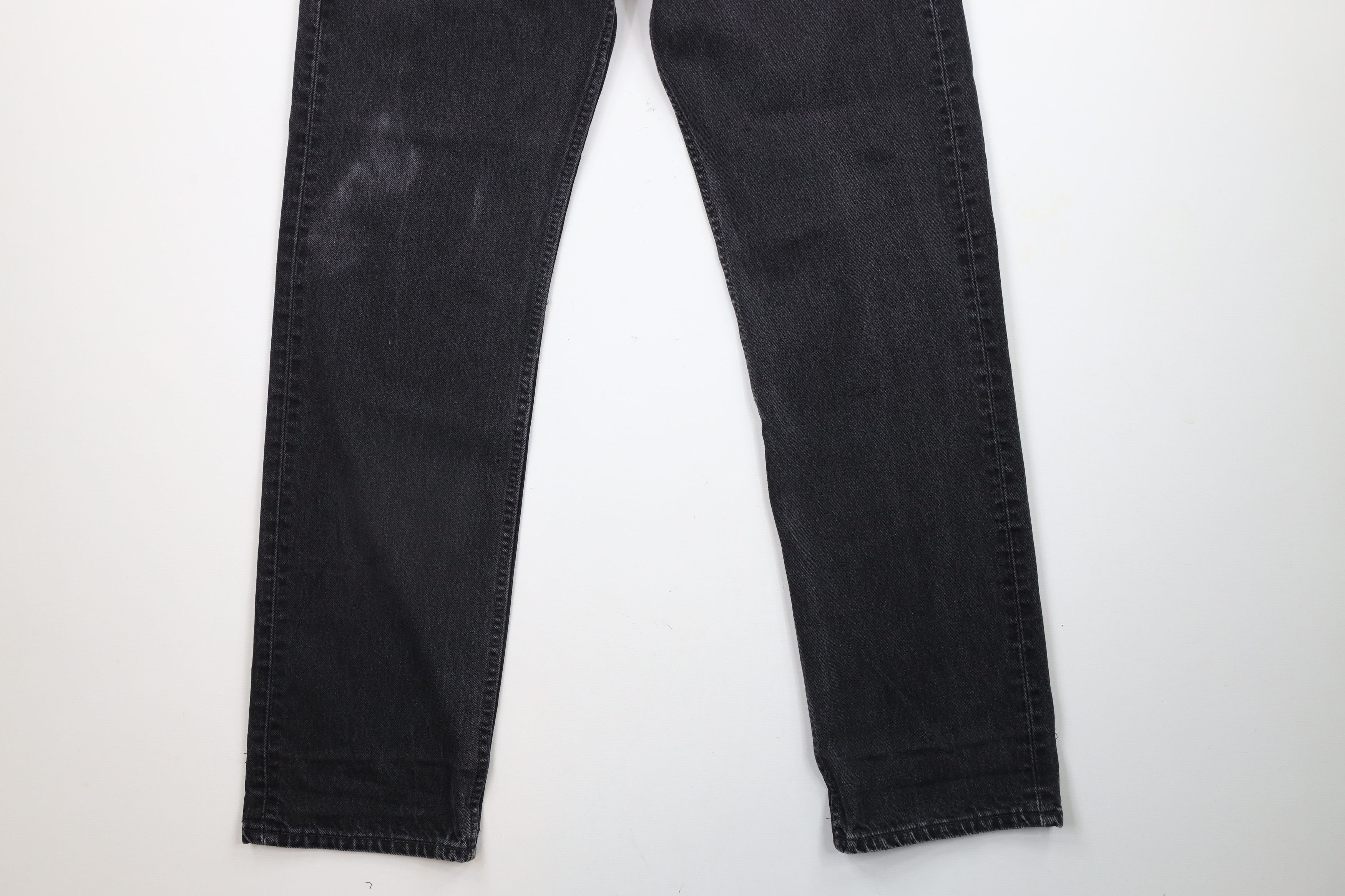 Levi's × Vintage Vintage 90s Levis 501xx Fit Button Fly Jeans Black USA Size US 32 / EU 48 - 4 Thumbnail