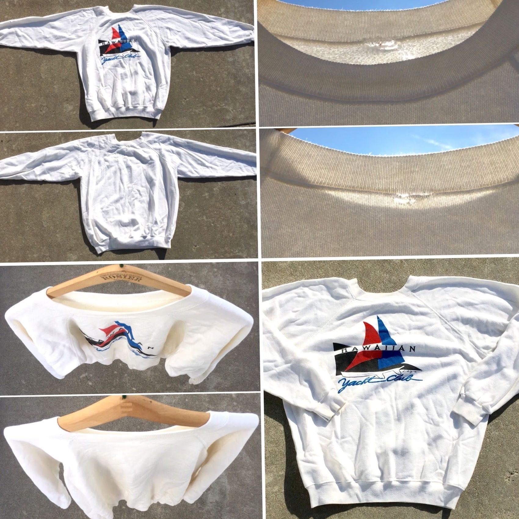 Vintage Vintage Hawaiian Yacht Club Graphic Sweatshirt Raglan 80s 1980s L XL White Mens Sweatshirt Holiday Yacht Club Graphics 1980s Mens L-XL Size US L / EU 52-54 / 3 - 3 Thumbnail