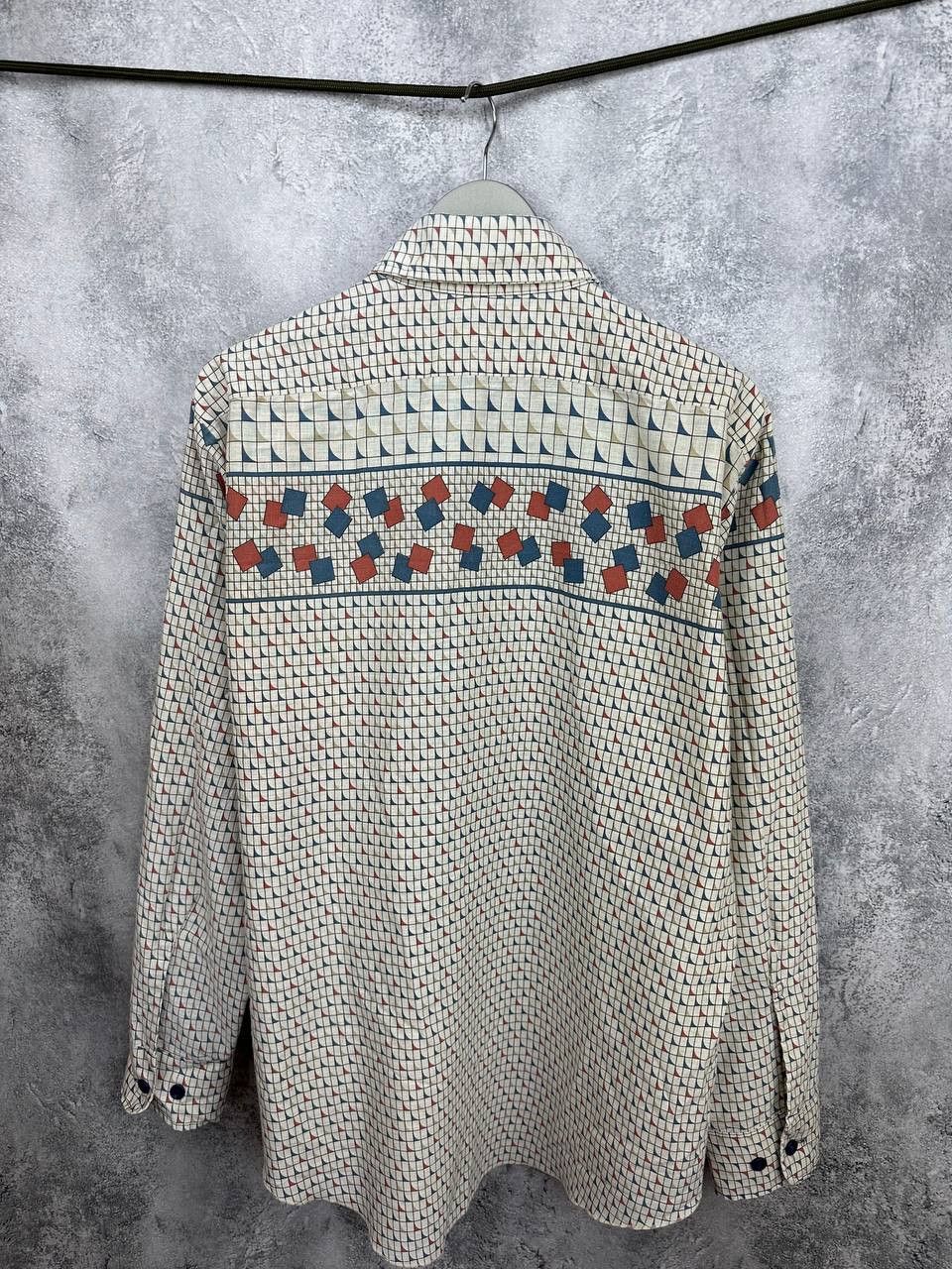 Vintage Vintage 70s H.I.S Retro Western Geometric ButtonUp Shirt LS Size US XL / EU 56 / 4 - 2 Thumbnail