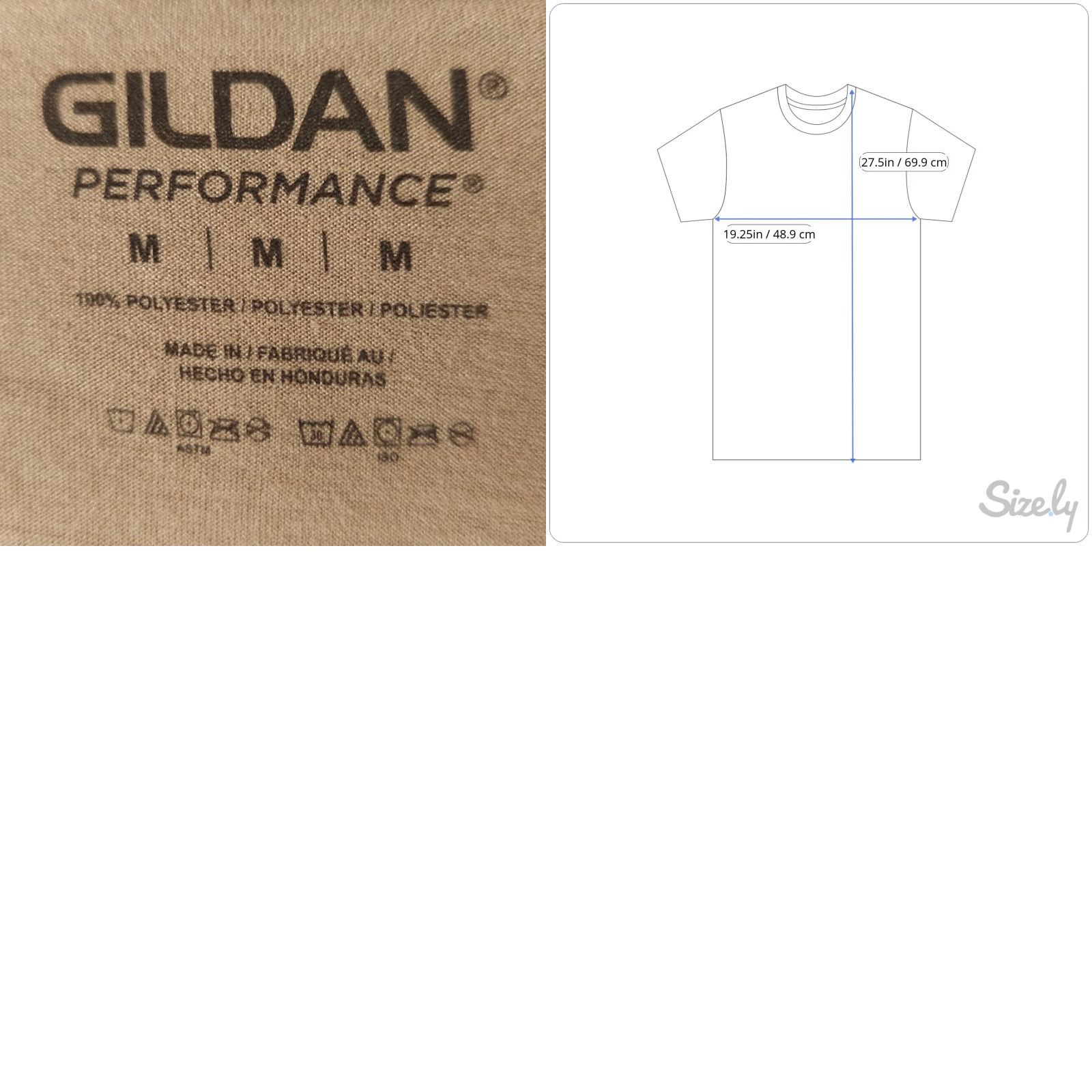 Gildan United States Army T Shirt Mens Size Medium Beige 1% US Military Recon Wear Size US M / EU 48-50 / 2 - 8 Thumbnail