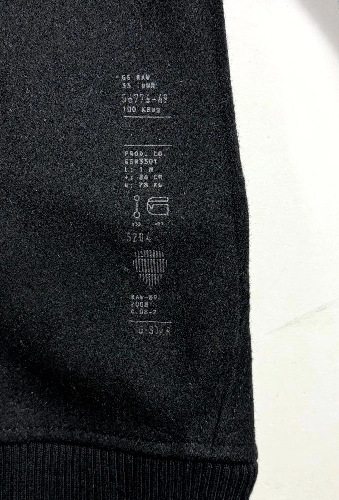 G-Star G-STAR Raw Wool Artner Weston Bomber Full Zip Jacket Size US L / EU 52-54 / 3 - 9 Thumbnail