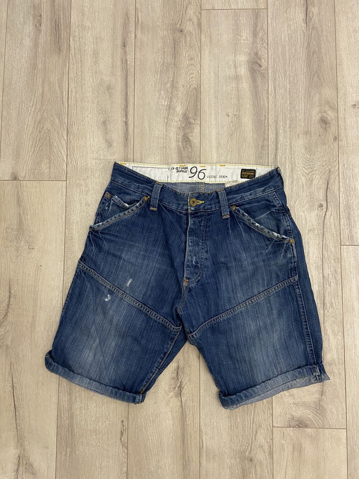 G-Star × Vintage G star Vintage Cargo Shorts 90’s y2k Size US 32 / EU 48 - 9 Thumbnail