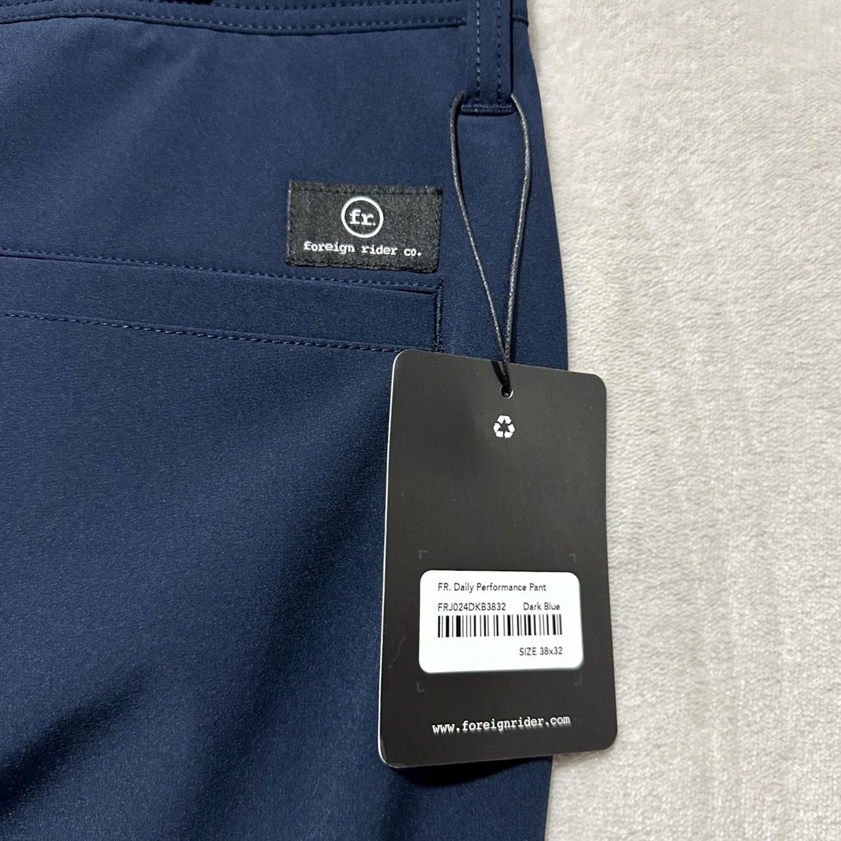 CO Foreign Rider Co Daily Performance Pants Mens Size 38 Dark Blue Straight Pockets NWT Size US 38 / EU 54 - 8 Thumbnail