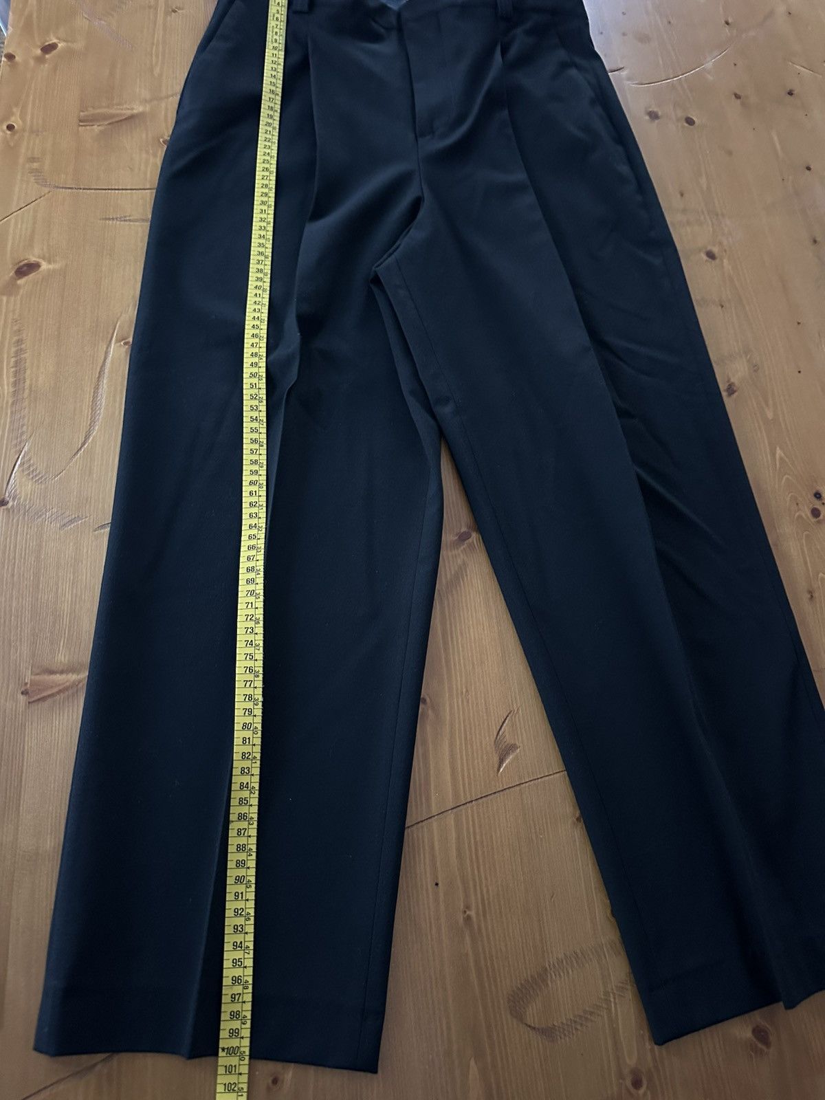 Zara Zara Pleated Black Oversized Pants Size US 31 - 5 Thumbnail