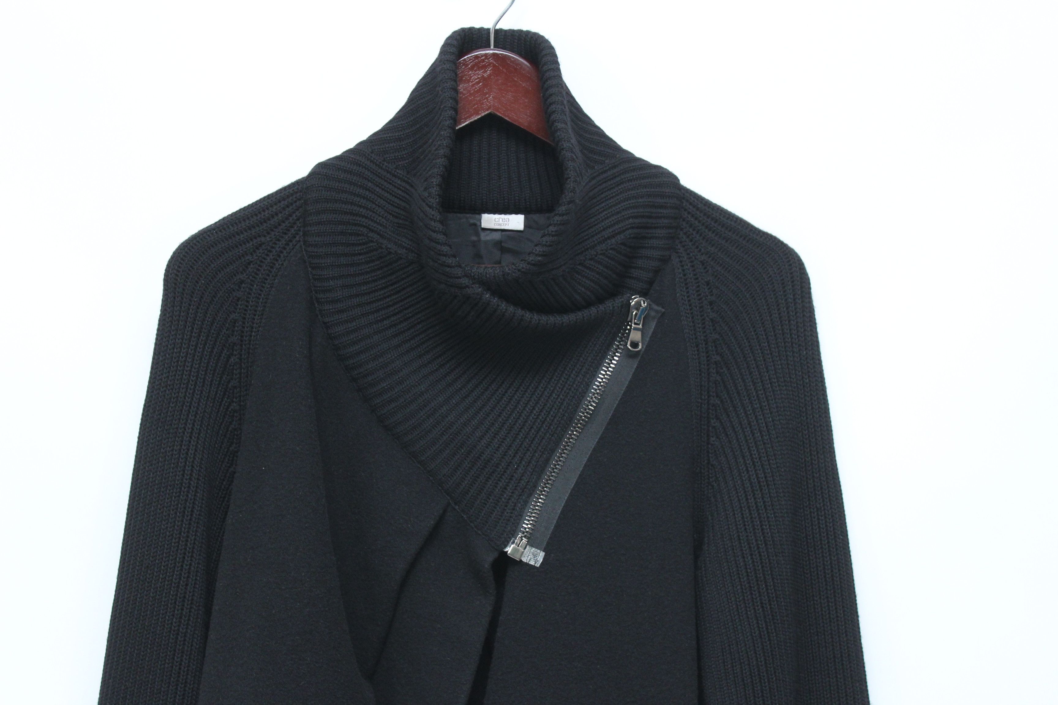 image of Crea Concept Coat Wool Womens Size 40 Authentic Hype in Black