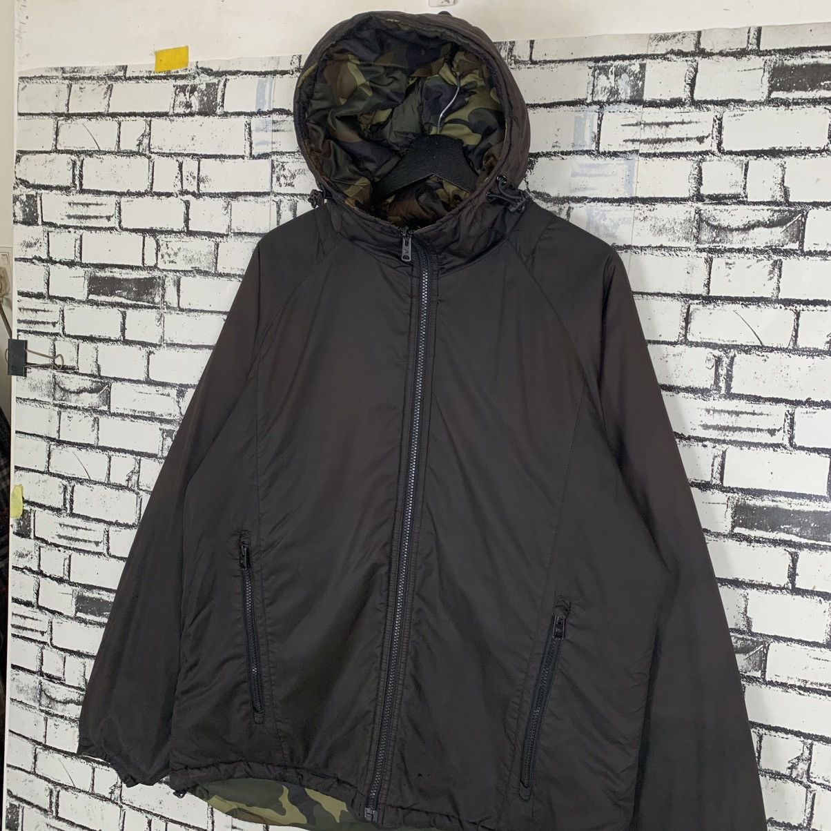 Designer × New Era × Vintage New Era Reversible Camouflage Jacket Size US XL / EU 56 / 4 - 10 Thumbnail