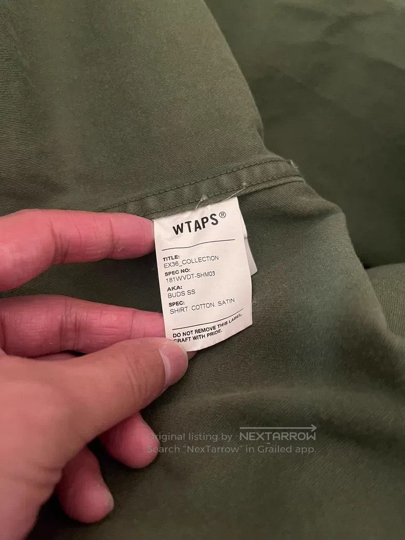 Wtaps Wtaps Green T-shirt Size US S / EU 44-46 / 1 - 4 Thumbnail