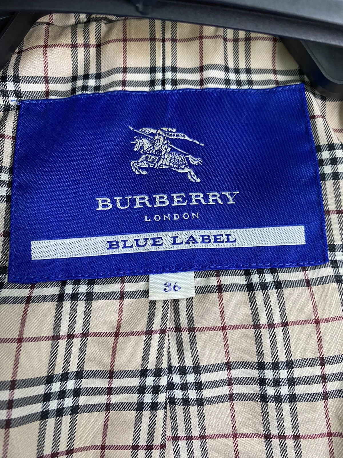 Burberry Burberry Label Blue Size US XS / EU 42 / 0 - 5 Thumbnail