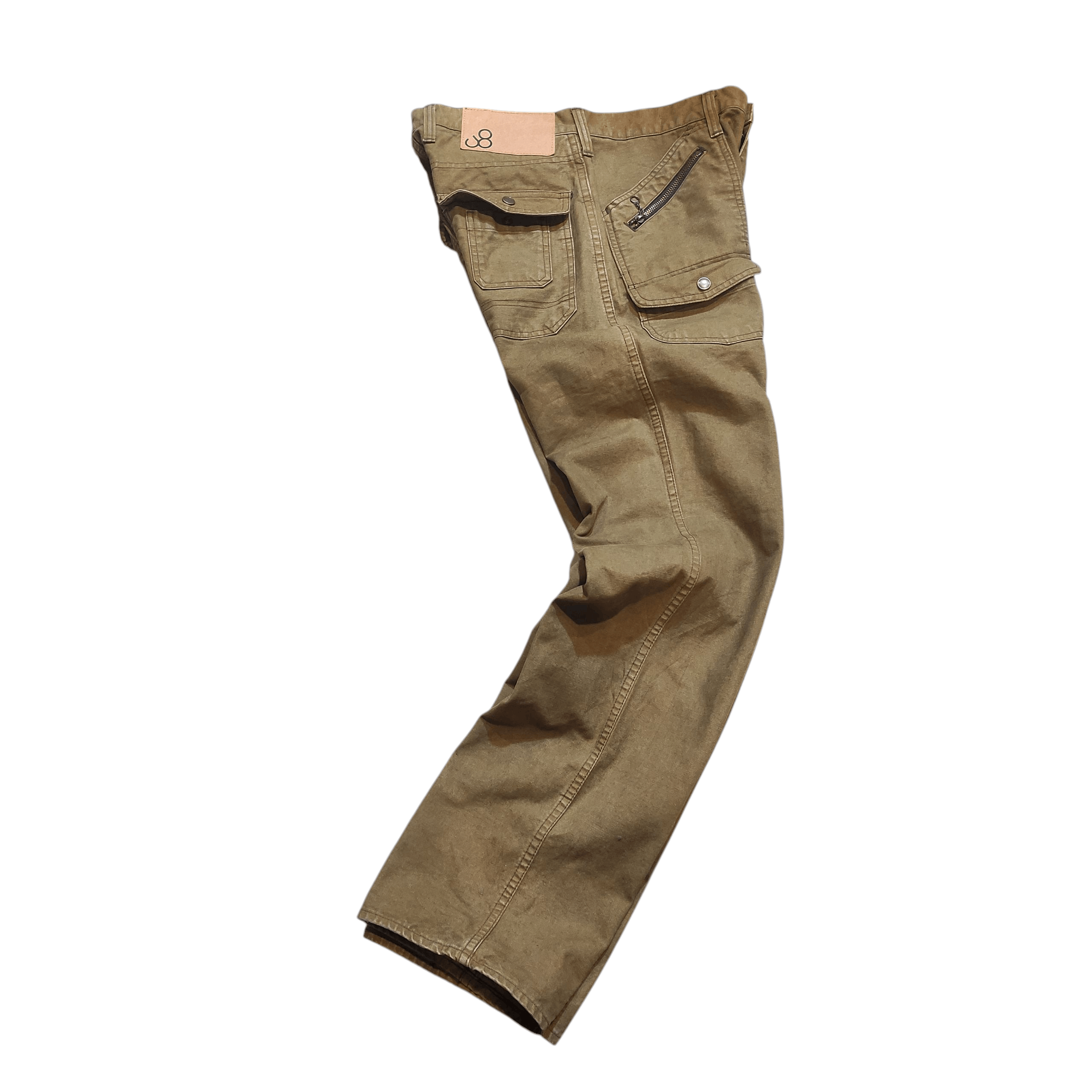 KOJIMA GENES Johnbull Bush Pants Duck canvas Vintage 2000s Size US 30 / EU 46 - 2 Thumbnail