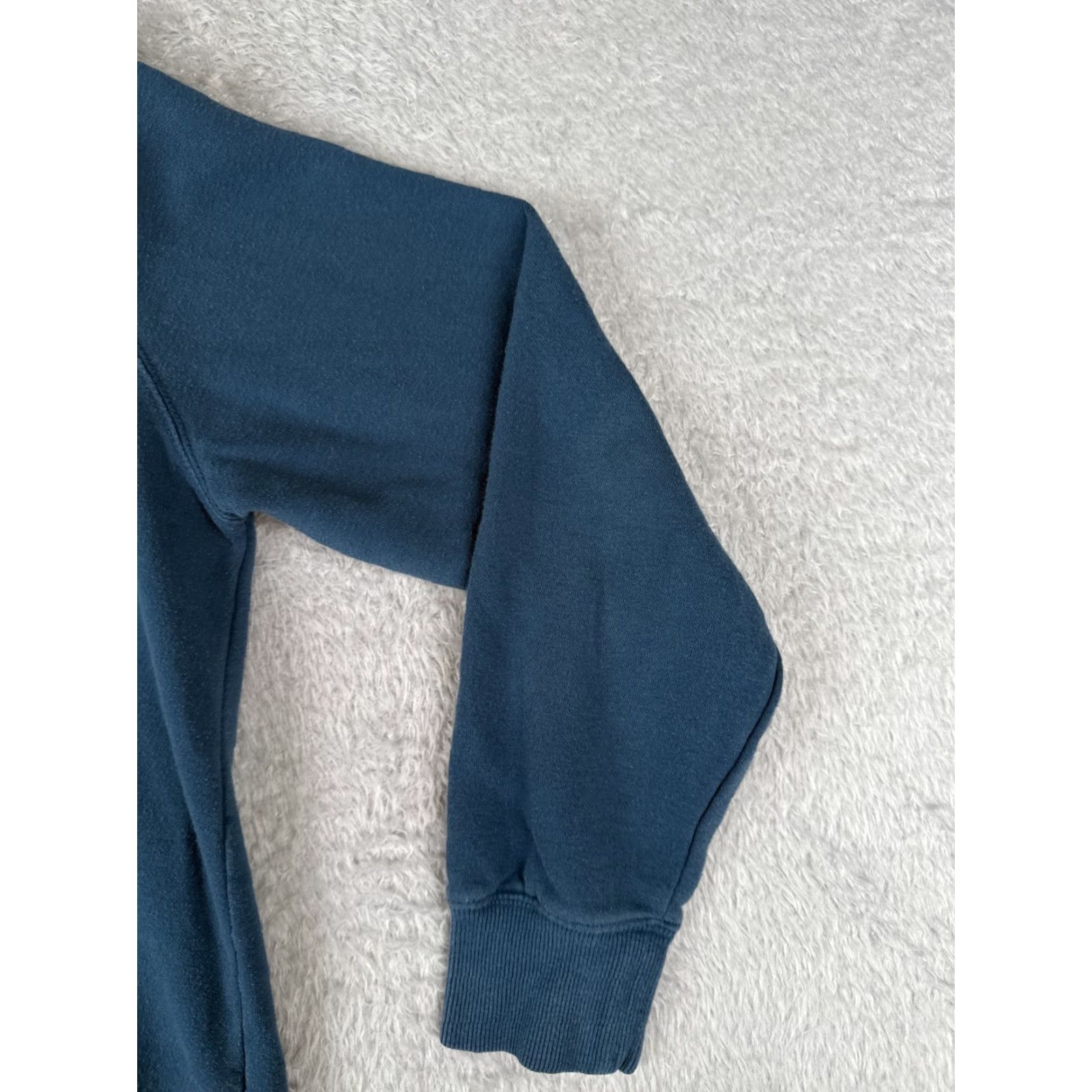 The North Face The North Face Hoodie Women L Blue Pullover Jersey Cotton Fabric Logo Casual Activewear Size L / US 10 / IT 46 - 2 Thumbnail
