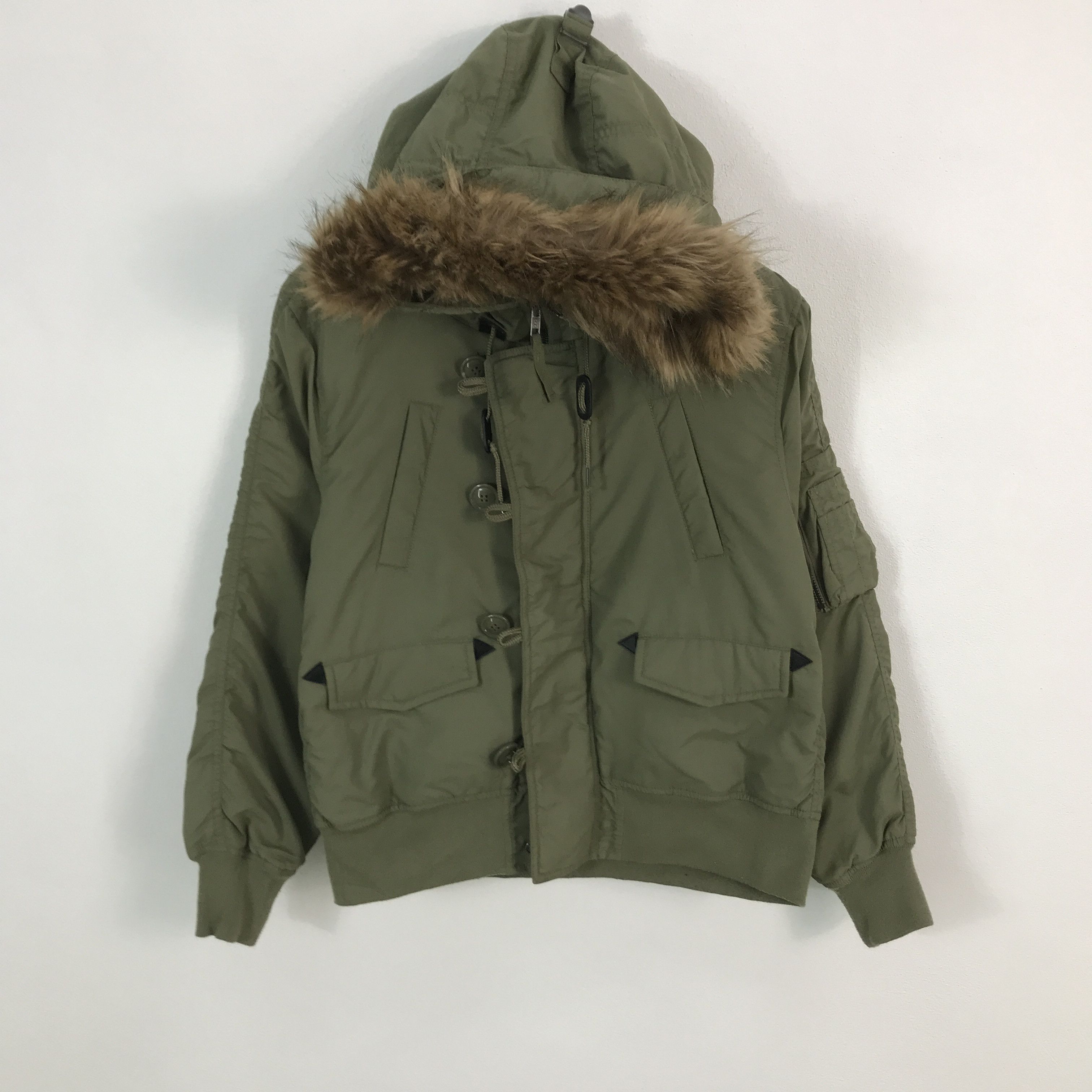 Japanese Brand Japanese Lowrys farm style fur hoodies jacket Size US L / EU 52-54 / 3 - 1 Thumbnail
