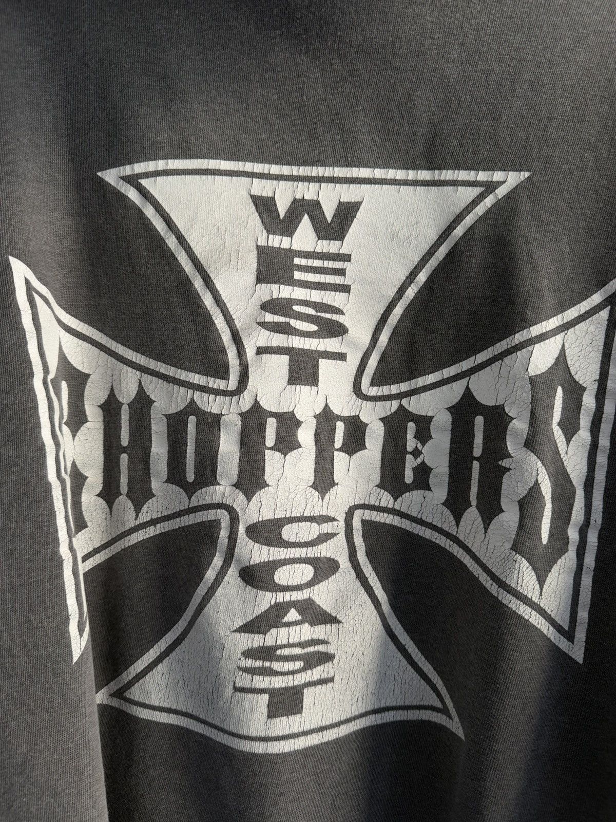 West Coast Choppers Vintage 2000s West Coast Choppers Distressed Hoodie Faded Size US L / EU 52-54 / 3 - 6 Thumbnail