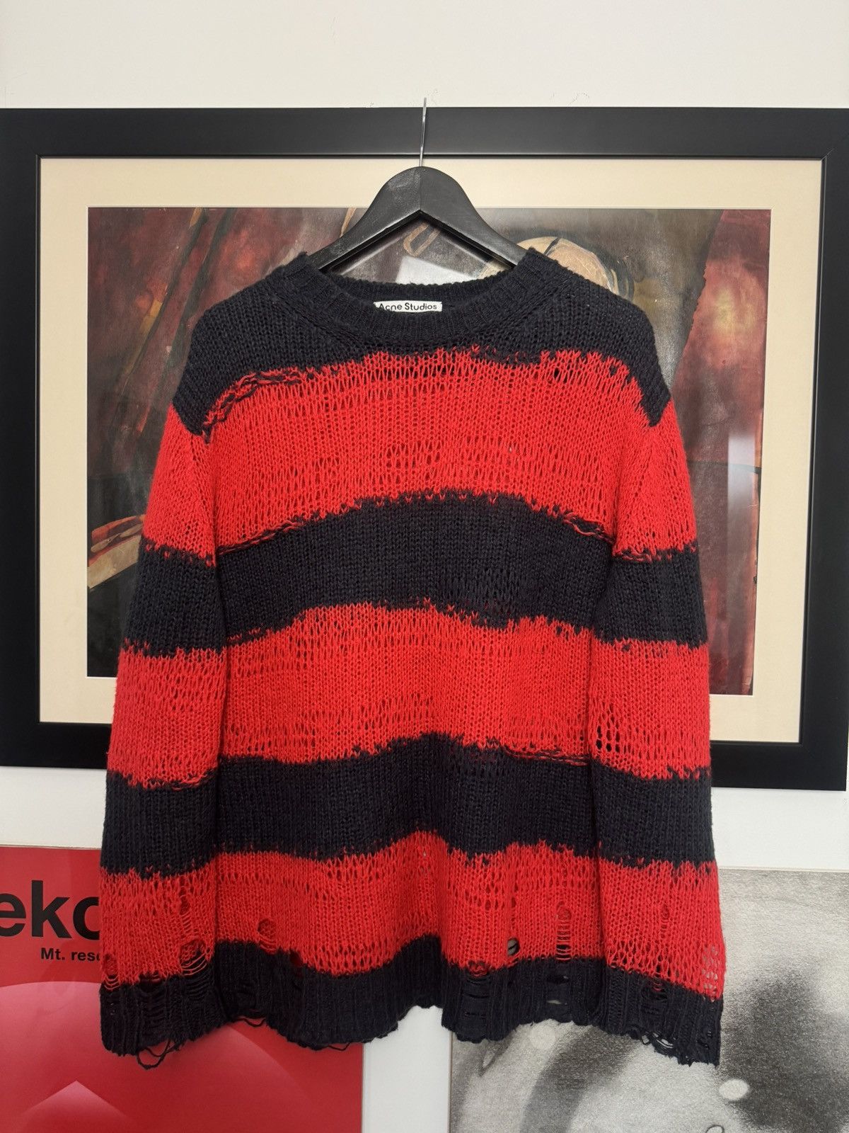 Acne Studios RARE GRAIL acne mohair distressed kurt cobain sweater knit Size US M / EU 48-50 / 2 - 1 Thumbnail