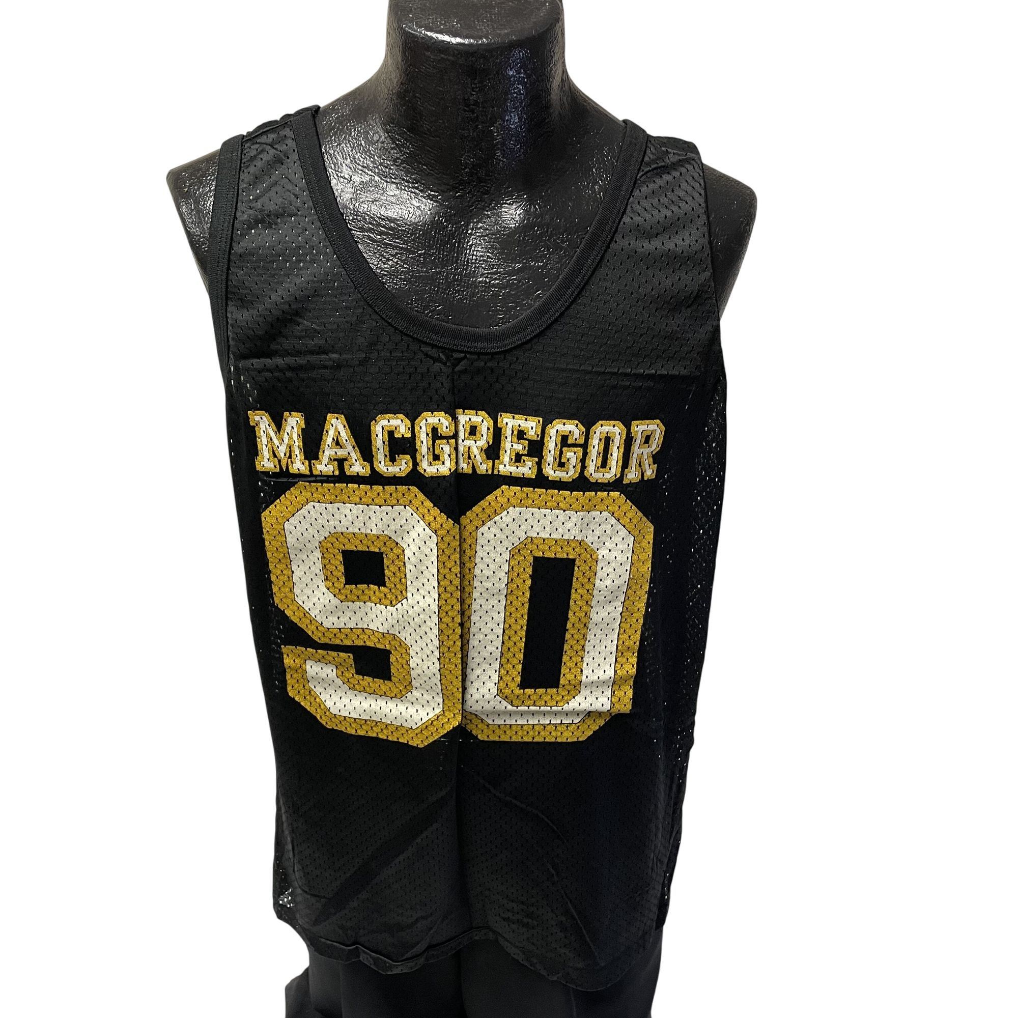 Other Vtg MacGregor Logo SPELL OUT Nylon Mesh #90 Athletic Jersey Size US L / EU 52-54 / 3 - 6 Thumbnail
