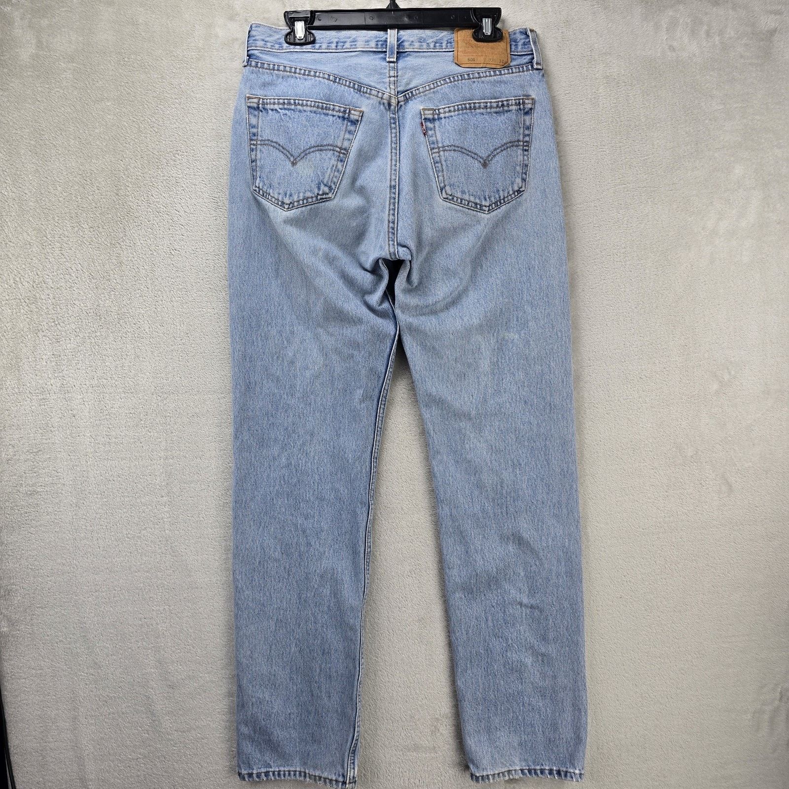 Levi's Vintage Levis 501 Women Jeans 33X34 (Fits 32x32) Blue 90s Size 32" / US 10 / IT 46 - 9 Thumbnail