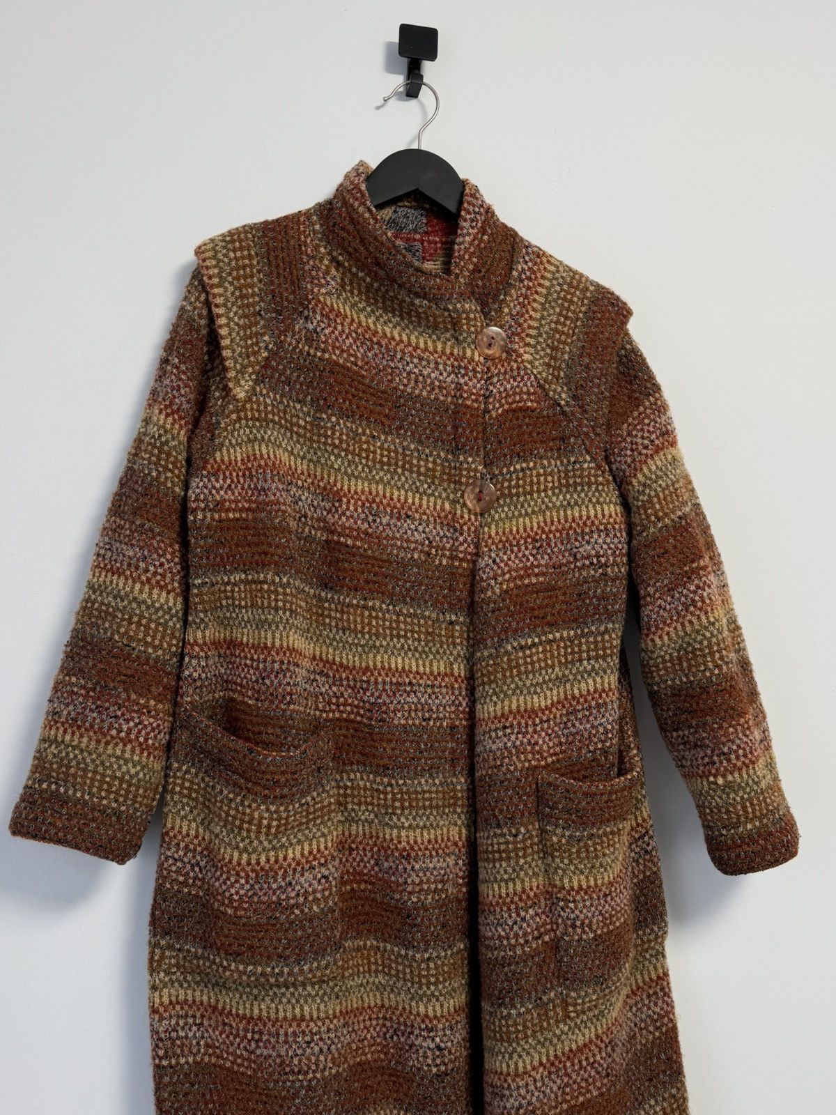 Missoni Missoni Coat Wool Multicolor Knit Luxury Designer Italy Size L / US 10 / IT 46 - 15 Thumbnail