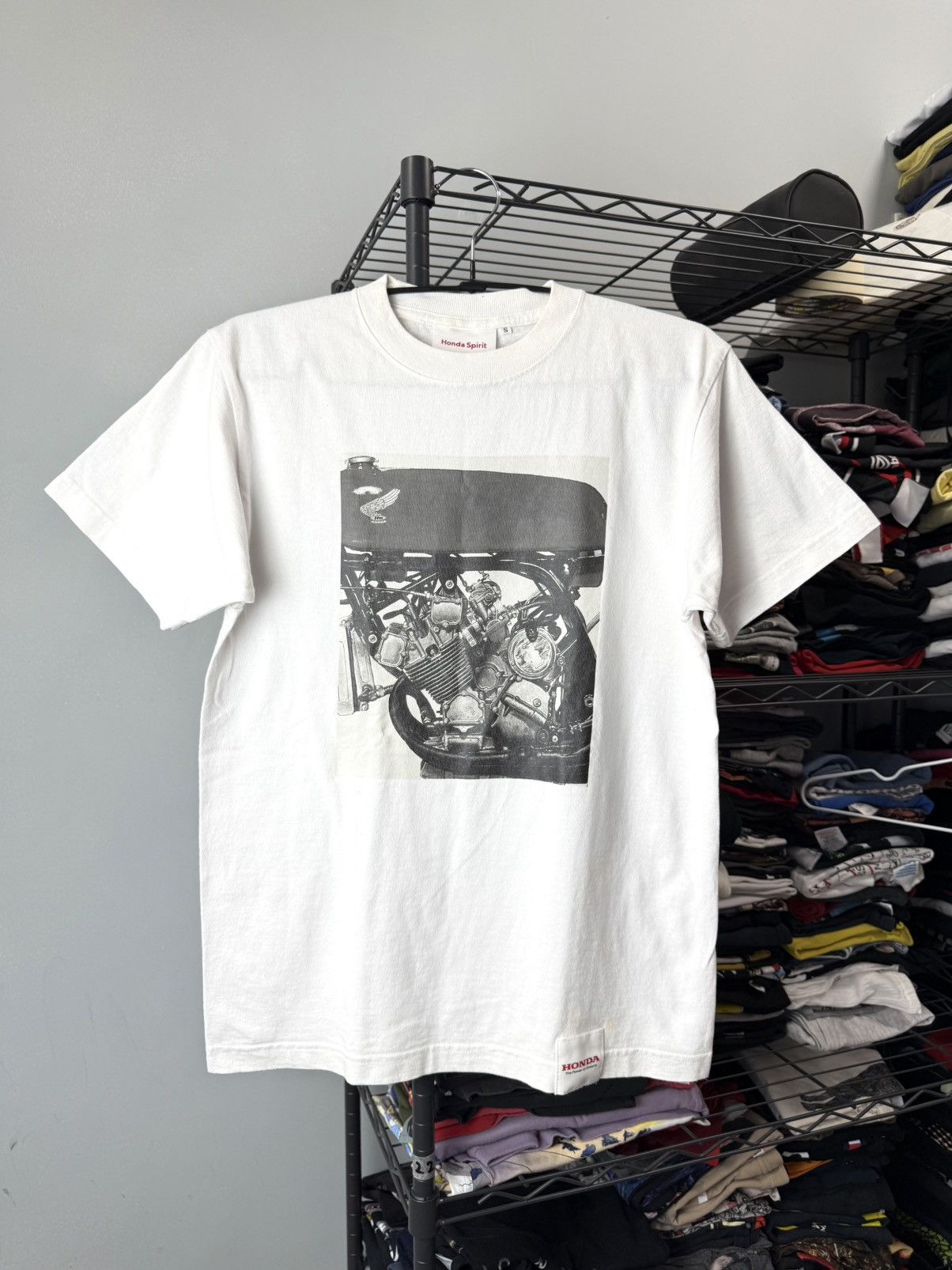 Honda 00’s Vintage Honda Spirit RC166 Archive T Shirt Suzuki BMW Size US S / EU 44-46 / 1 - 1 Thumbnail