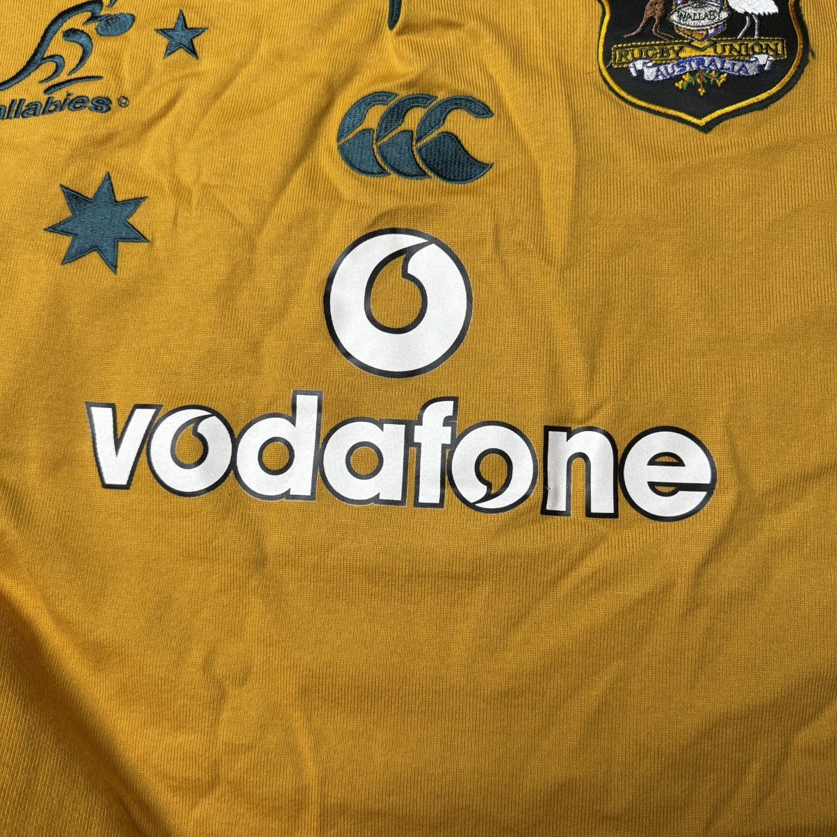 Canterbury of New Zealand Canterbury Wallabies Australian Rugby Jersey Vodafone Size US M / EU 48-50 / 2 - 7 Thumbnail