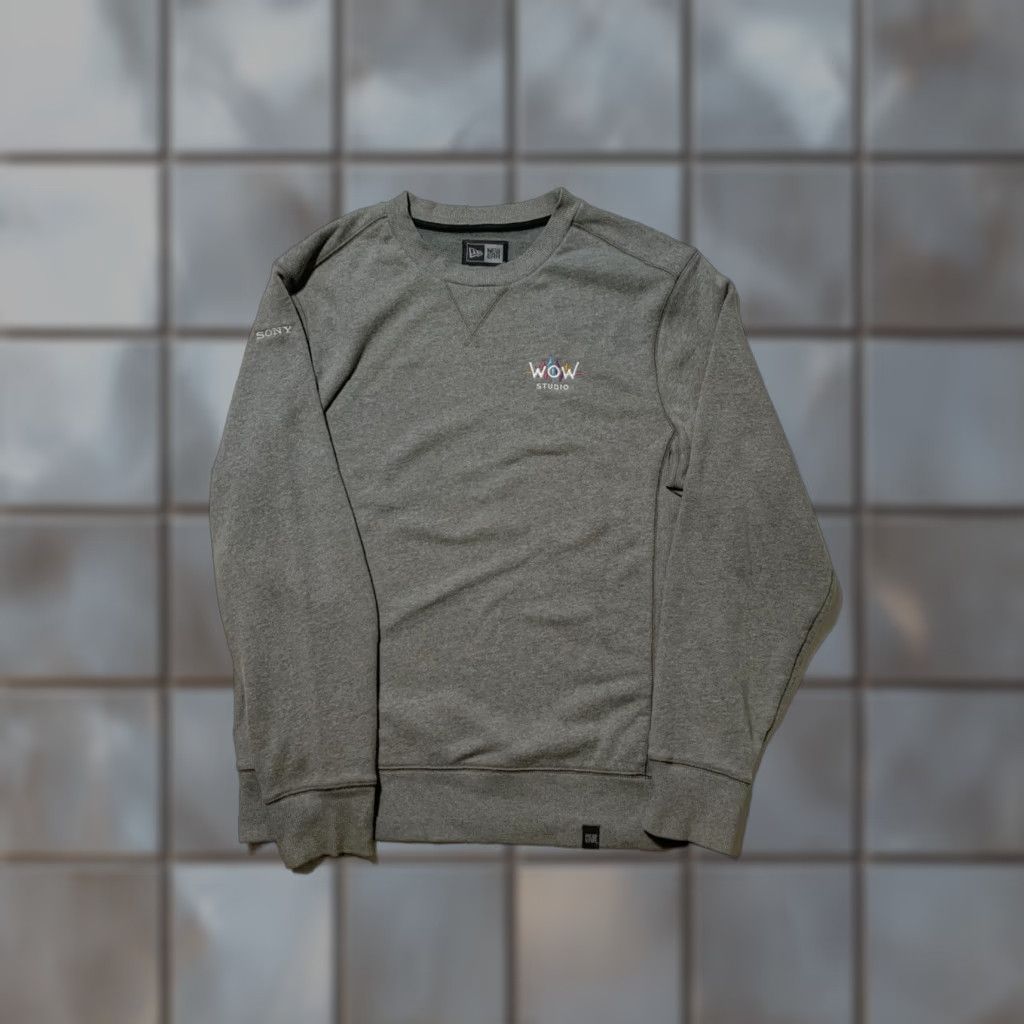 New Era VINTAGE New Era Sony SXSW 2018 Wow Studio Crewneck Sweatshirt L Gray Mens Size US L / EU 52-54 / 3 - 1 Thumbnail