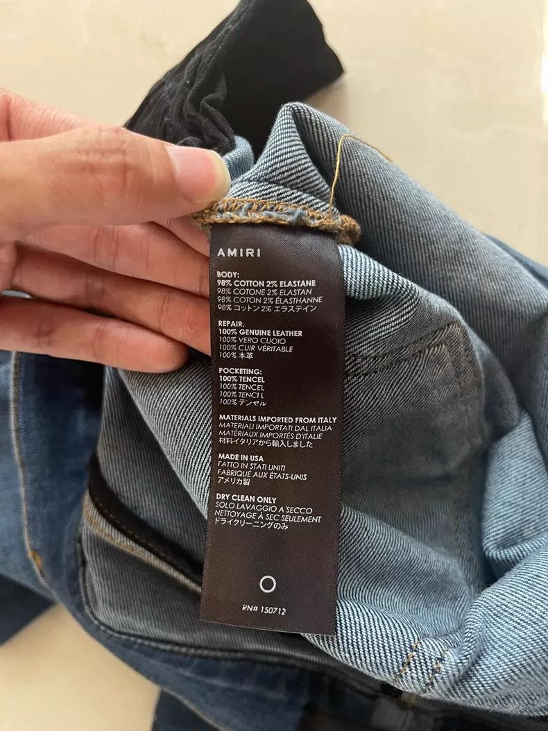 Amiri Amiri16OG blue patchwork 31 yards jeans 2503-Nextarrow Size US 31 - 5 Thumbnail