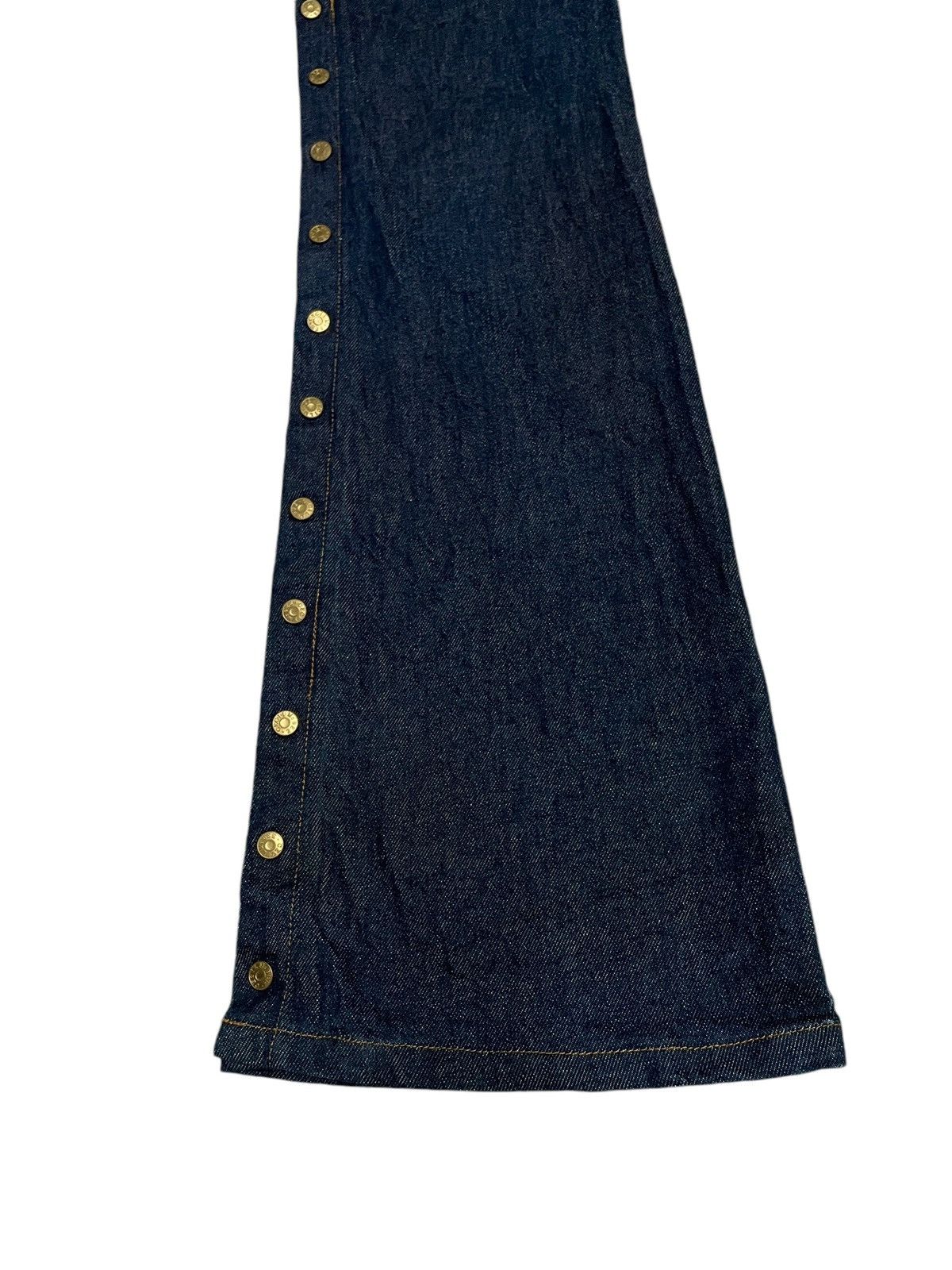 If Six Was Nine × Japanese Brand Rare Design Vintage Cecil McBee Super Flared Jeans 1990s Size US 28 / EU 44 - 4 Thumbnail