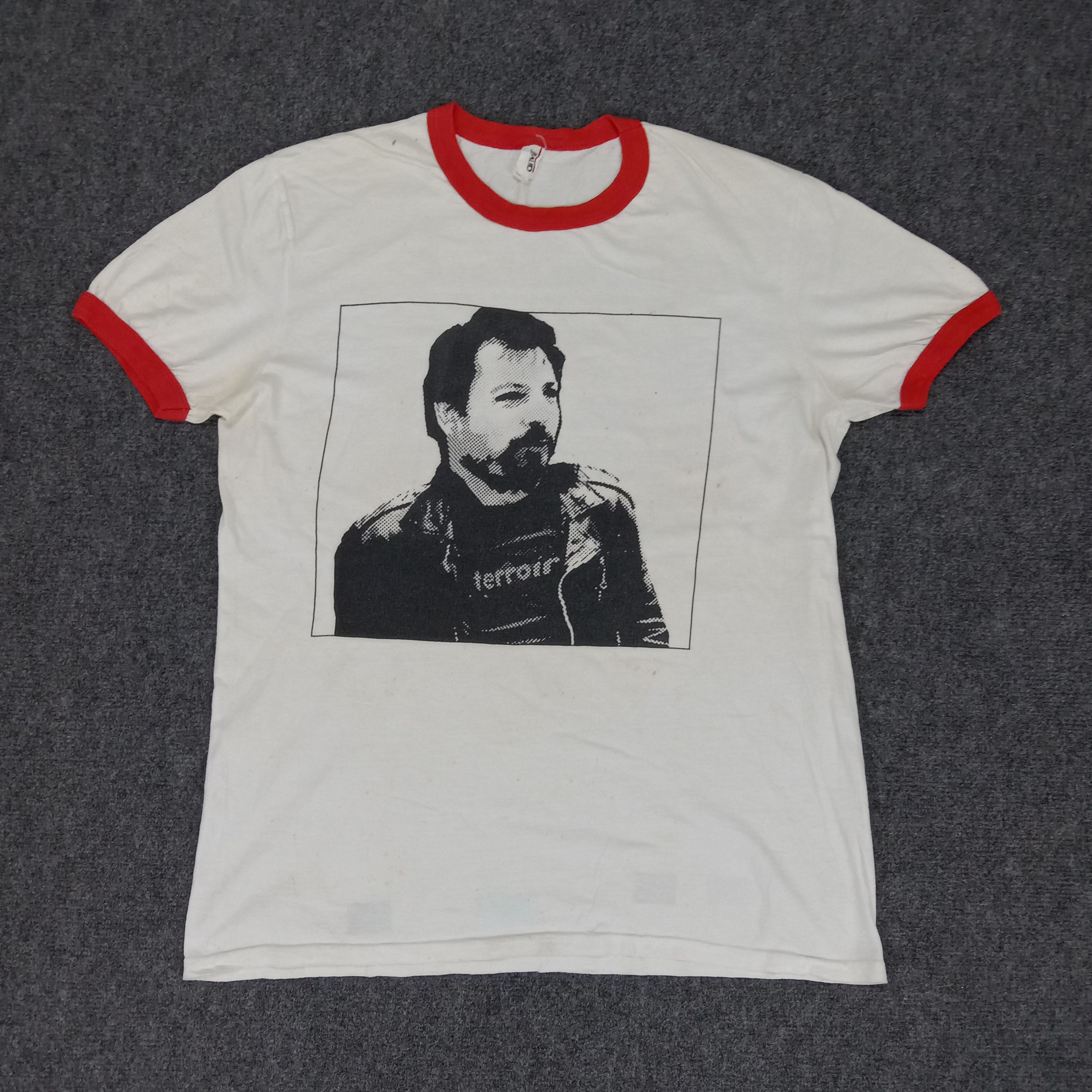 Vintage Pedro Parra American Streetwear Ringer Tshirt Size US L / EU 52-54 / 3 - 1 Thumbnail