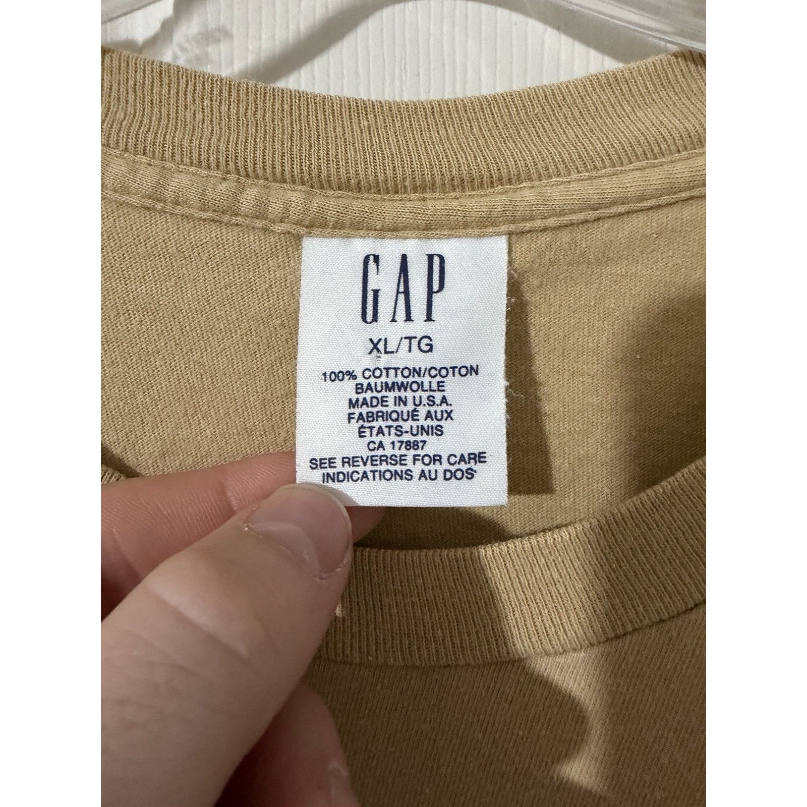 Gap Vintage Gap Shirt Cruises On The Barbary Coast Sz XL SS Tan Size US XL / EU 56 / 4 - 2 Thumbnail