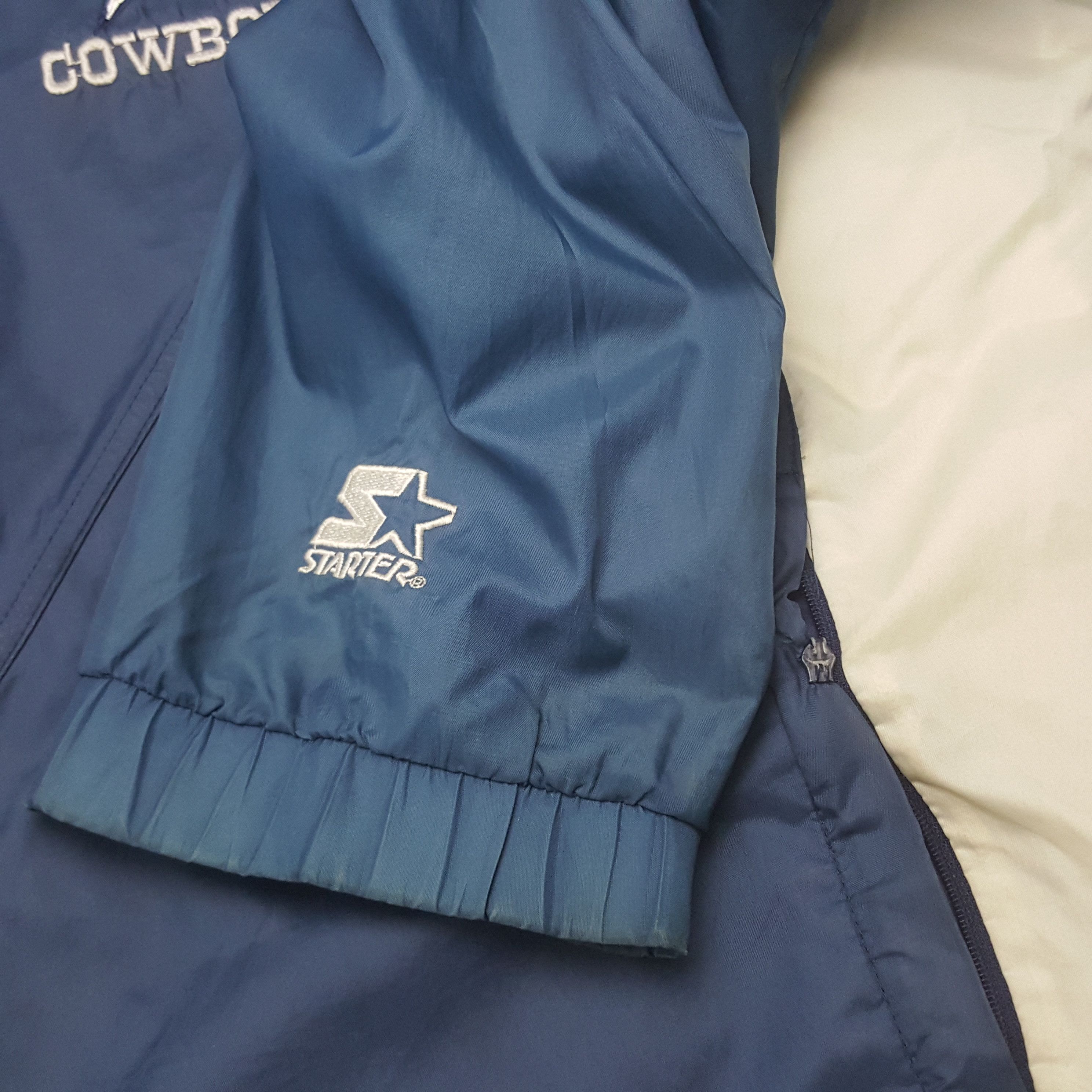 Starter Vintage Dallas Cowboys American Football Jacket C302N5 Size US XL / EU 56 / 4 - 9 Thumbnail