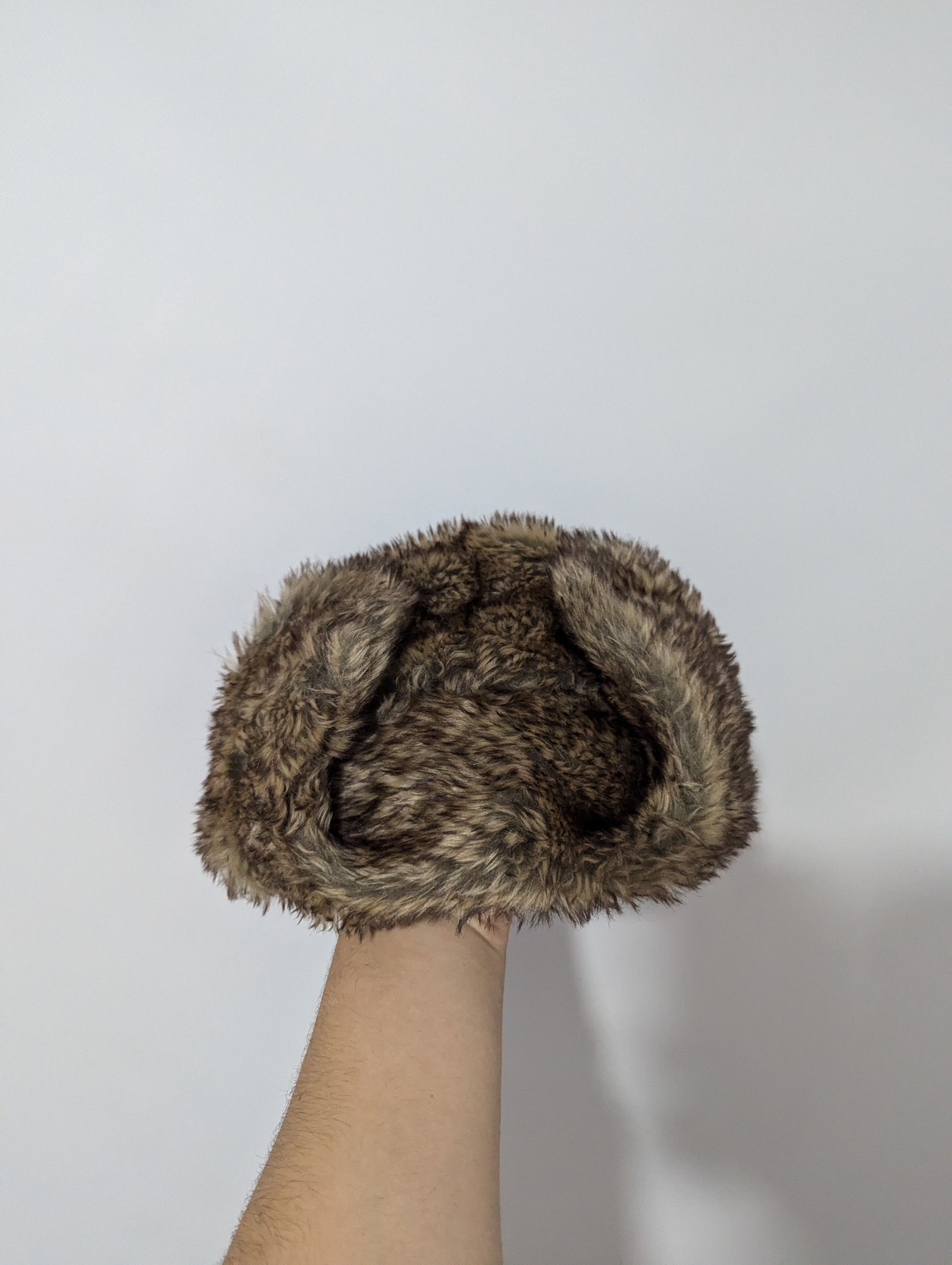Japanese Brand Y2K Fur Fuzzy Trapper Alt Mohair Cute Vintage Hat Ushanka Size ONE SIZE - 8 Thumbnail