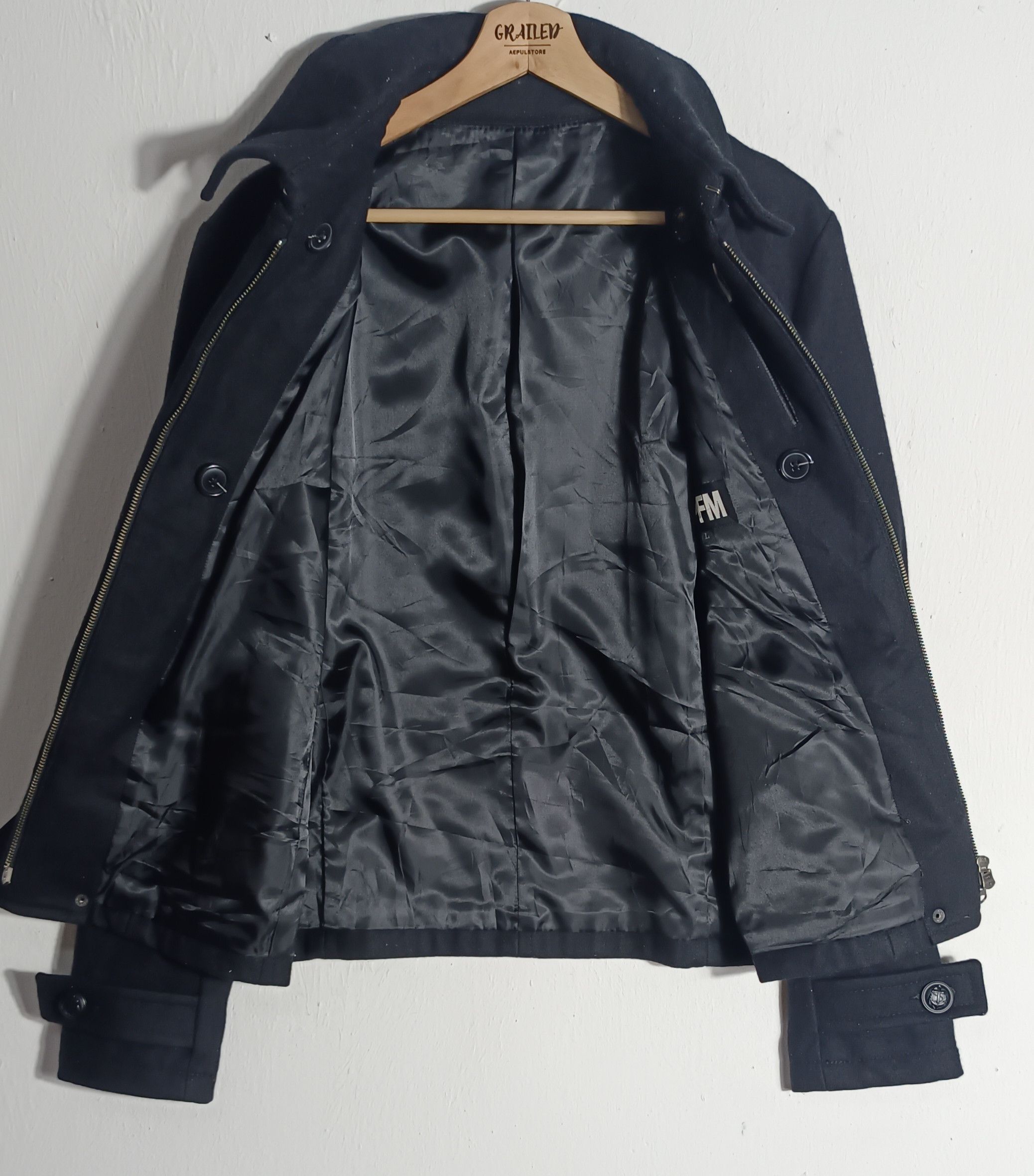 PPFM Vintage💥PPFM wool Jacket Punk Jacket Size US L / EU 52-54 / 3 - 3 Thumbnail