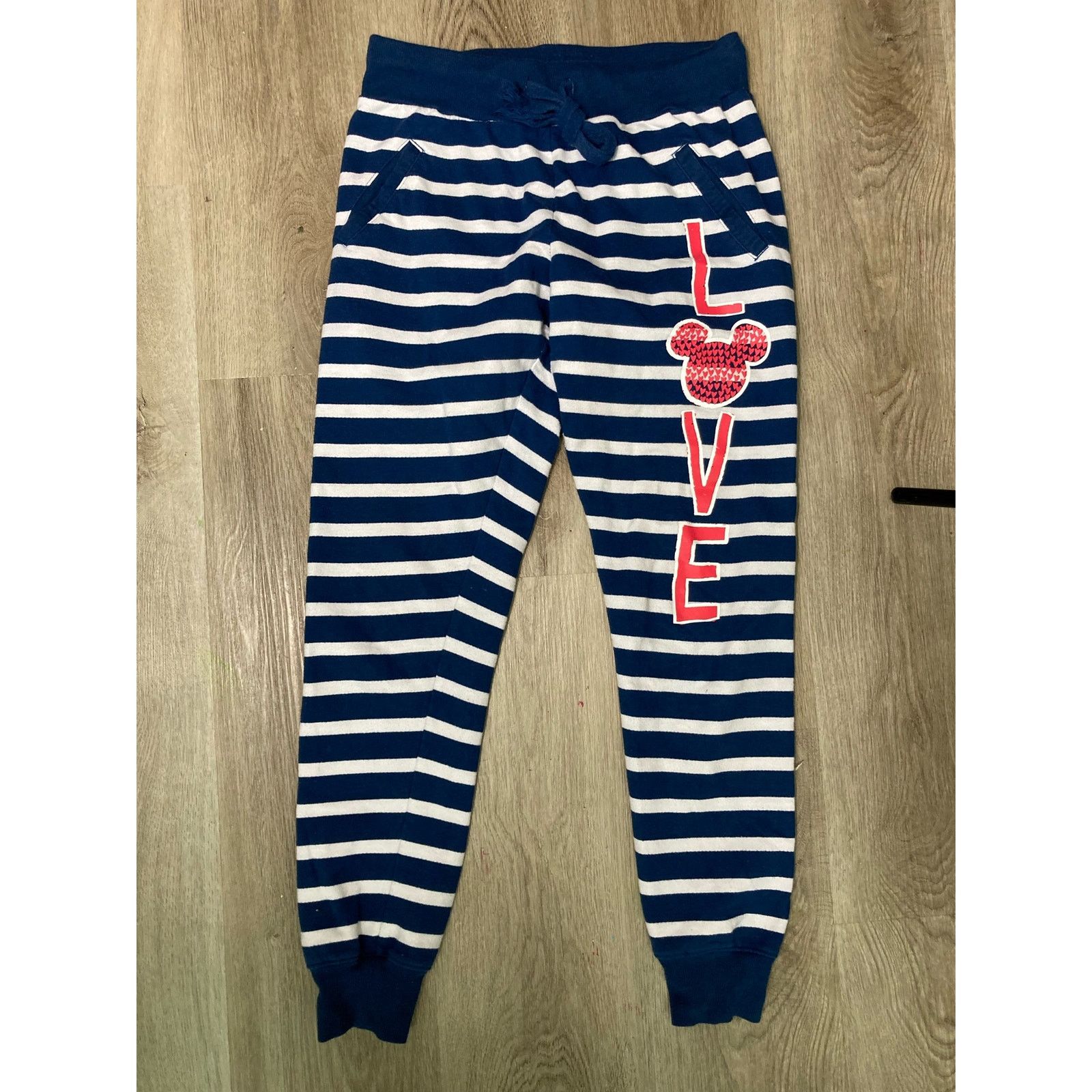 Disney Disney Parks Striped Pajama Pants Womens S Blue Minnie Mouse Size S / US 4 / IT 40 - 5 Thumbnail