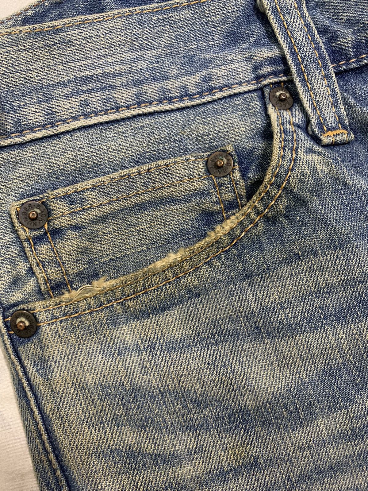Vintage Japanese Brand Mud Wash Distressed Grunge Jeans