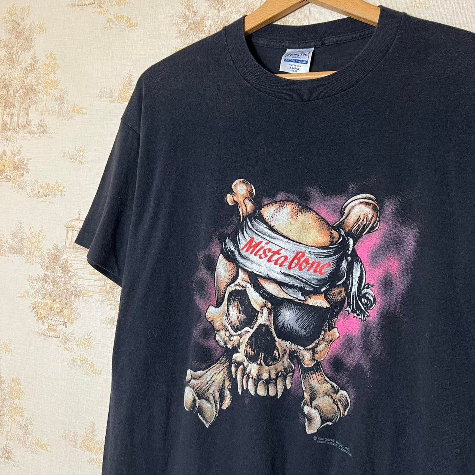Vintage 1989 Great White Highway Hunter Tour T-Shirt | Vintage | XL Size US XL / EU 56 / 4 - 2 Thumbnail