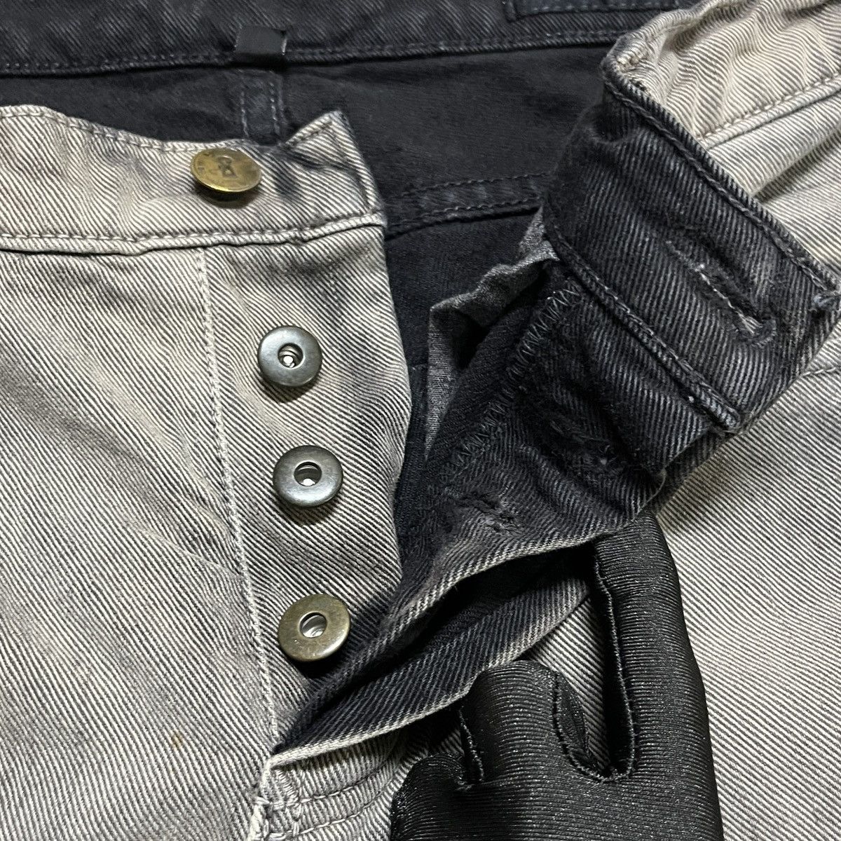 In The Attic × PPFM × THVM Punk Faded Black Thvm/Them Jeans Size US 28 / EU 44 - 5 Thumbnail