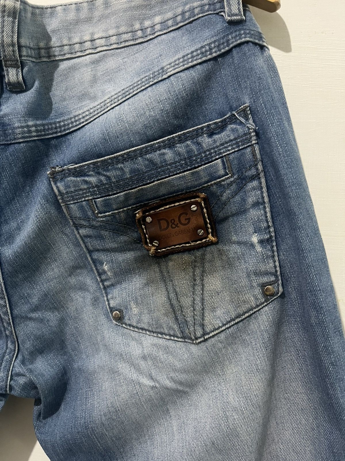 Dolce & Gabbana Japanese D&G Distrassed Denim Size US 34 / EU 50 - 10 Thumbnail