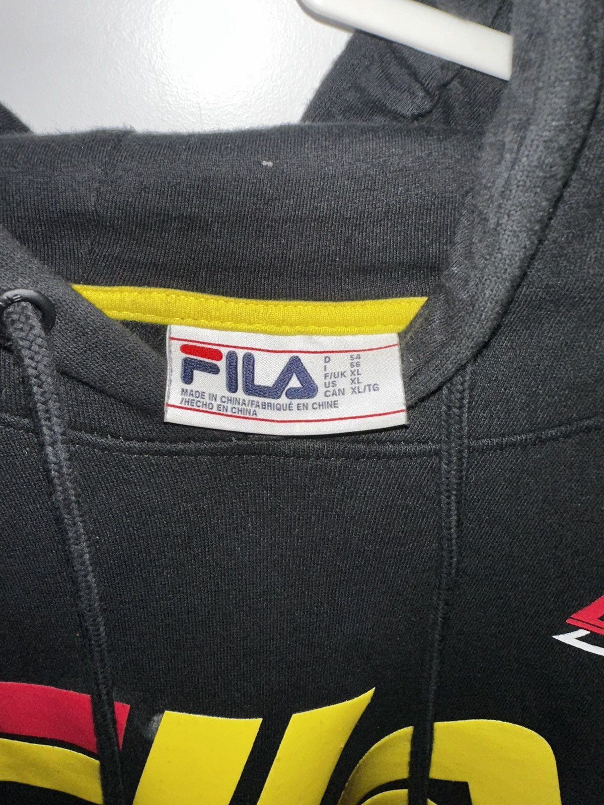 Fila Vintage FILA Hoodie Sweatshirt Mens XL Biella Linea Italia Size US XL / EU 56 / 4 - 6 Thumbnail