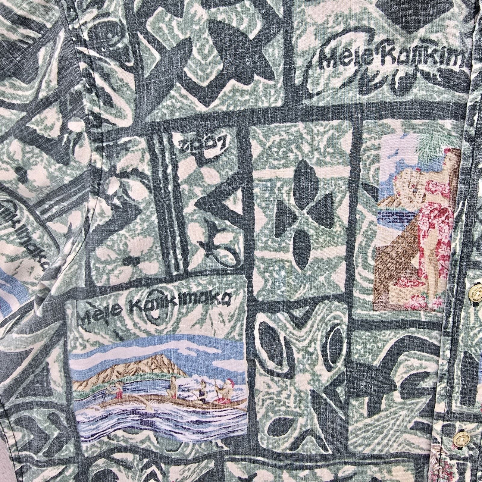 Reyn Spooner Vtg Reyn Spooner Mele Kalikimaka Hawaiian Shirt L Christmas Size US L / EU 52-54 / 3 - 3 Thumbnail