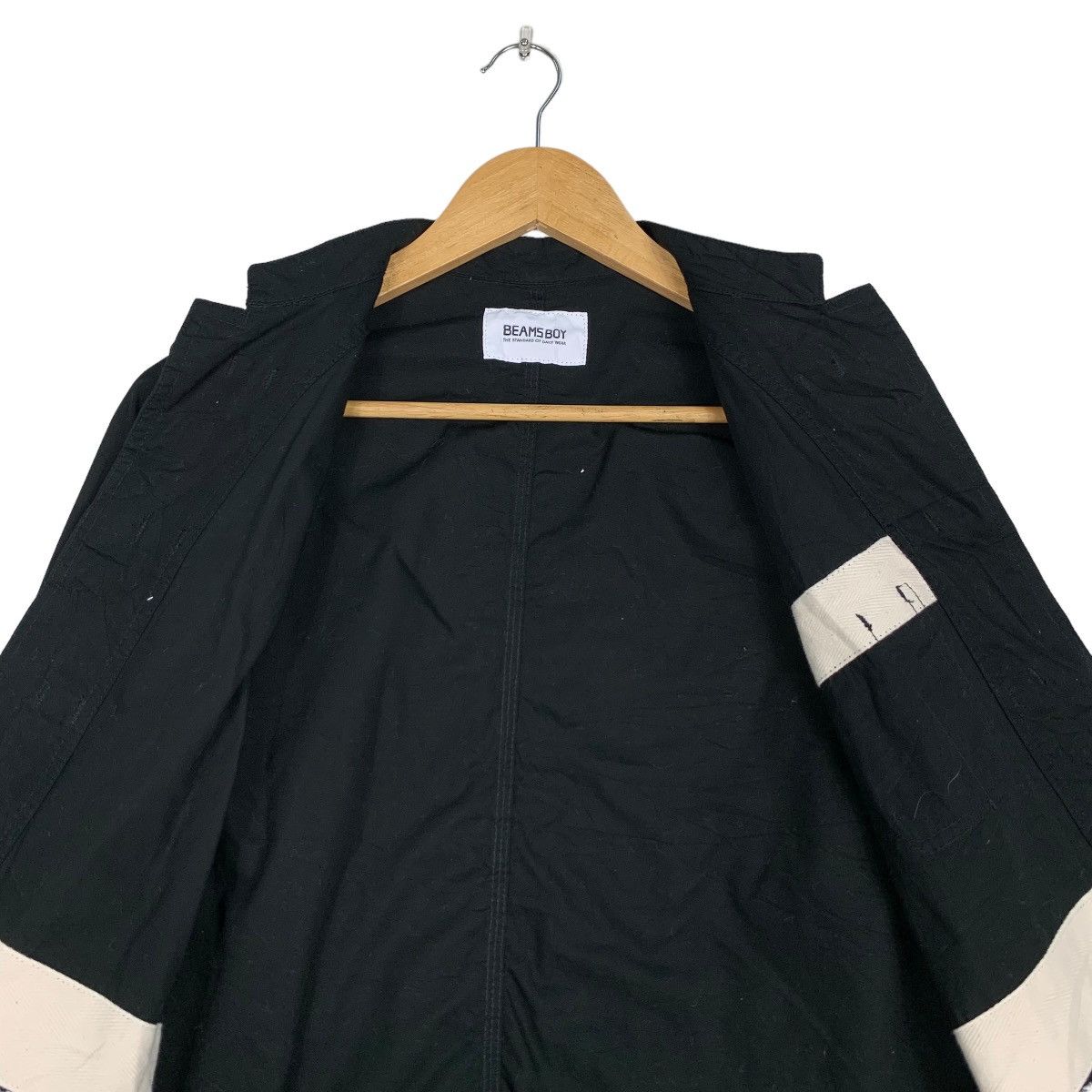 Beams Plus BEAM BOY Black Cotton Mandarin Jacket #0993-C44 Size US S / EU 44-46 / 1 - 12 Thumbnail