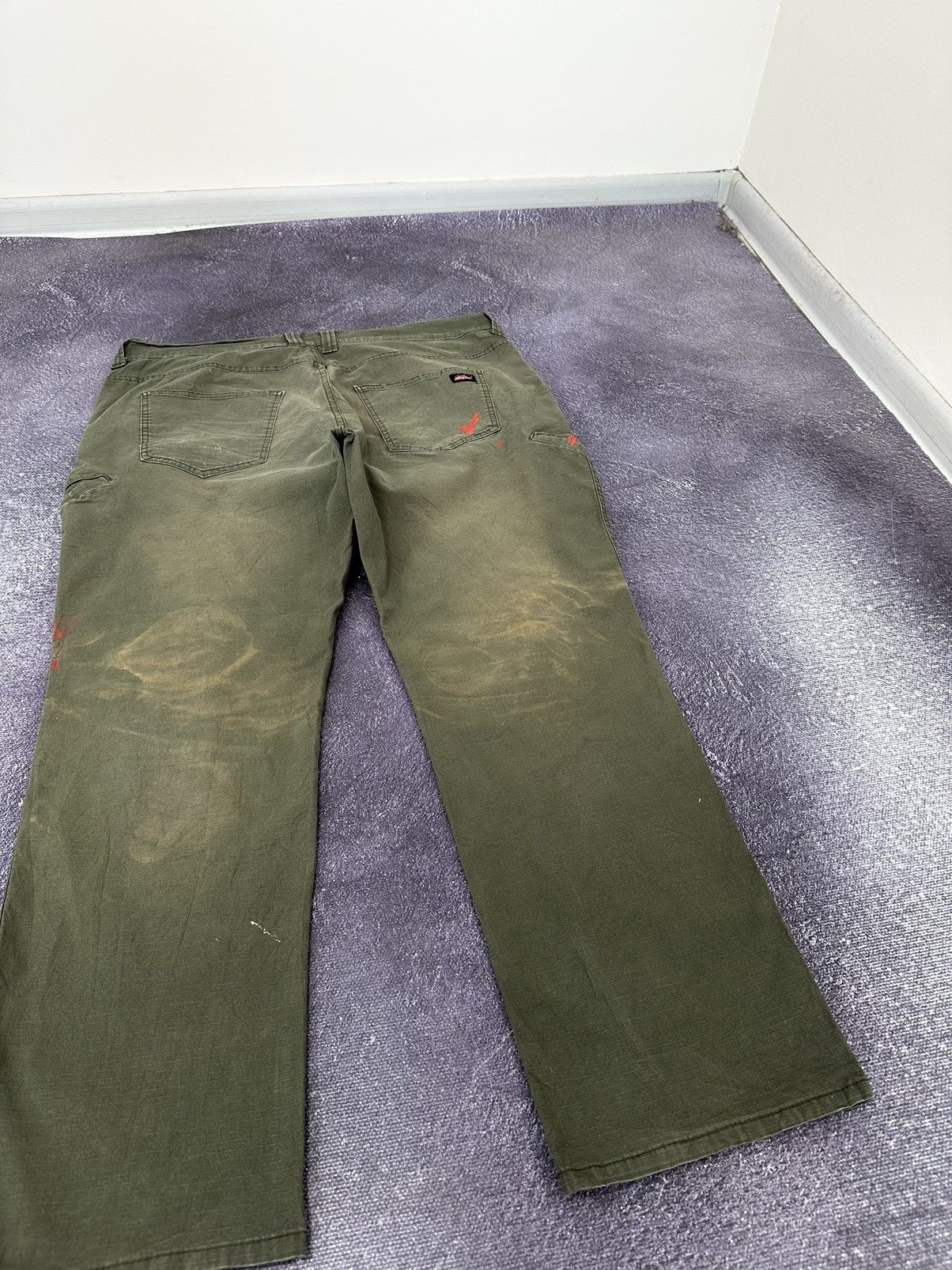 Dickies Vintage Dickies Cargo Carpenter Baggy Faded USA Work Pants Size US 38 / EU 54 - 4 Thumbnail