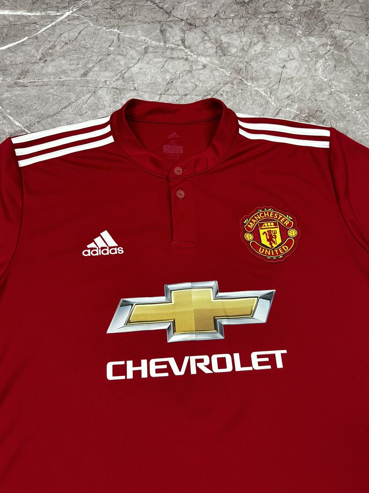 Adidas ADIDAS MANCHESTER UNITED 2018 LUKAKU FOOTBALL SOCCER JERSEY Size US XL / EU 56 / 4 - 4 Thumbnail