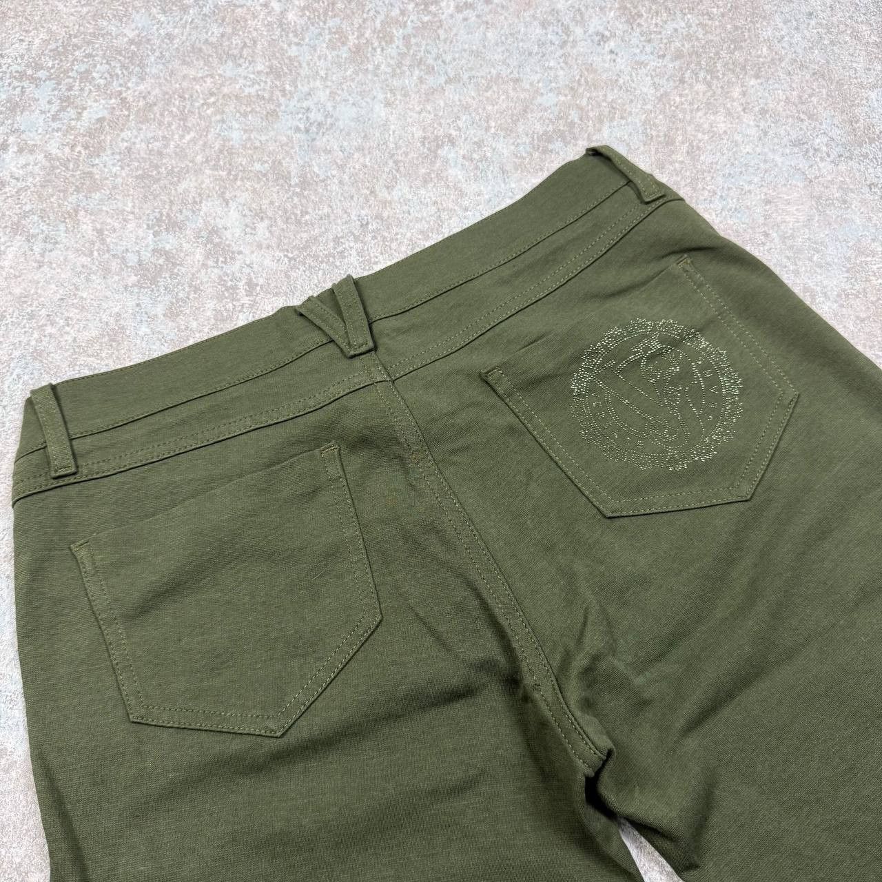 Versace Versace Olive Skinny Pants Size 31" - 3 Thumbnail