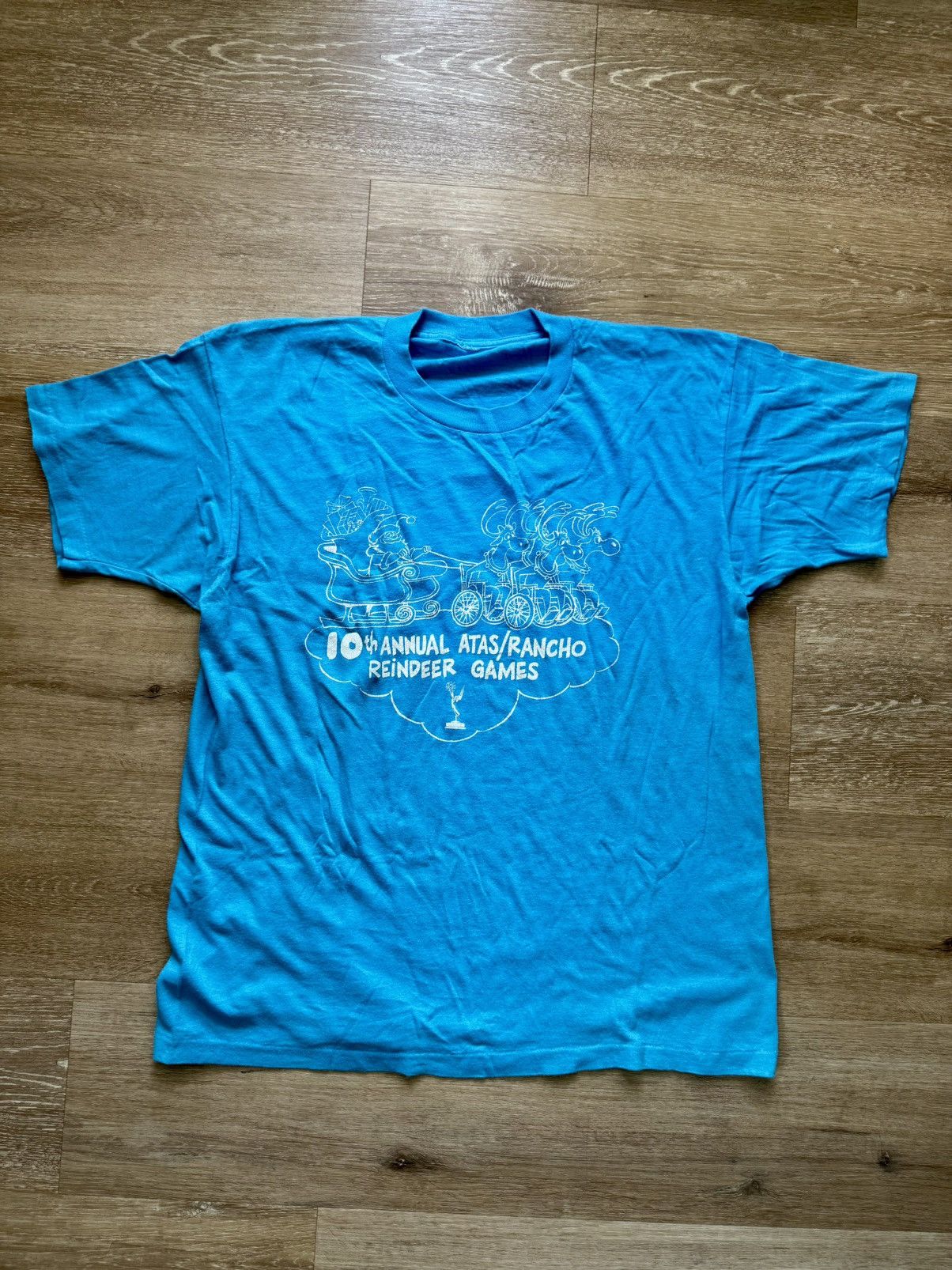 Other Parody Handicapped Wheelchair Reindeer Vintage T-Shirt Size US M / EU 48-50 / 2 - 3 Thumbnail
