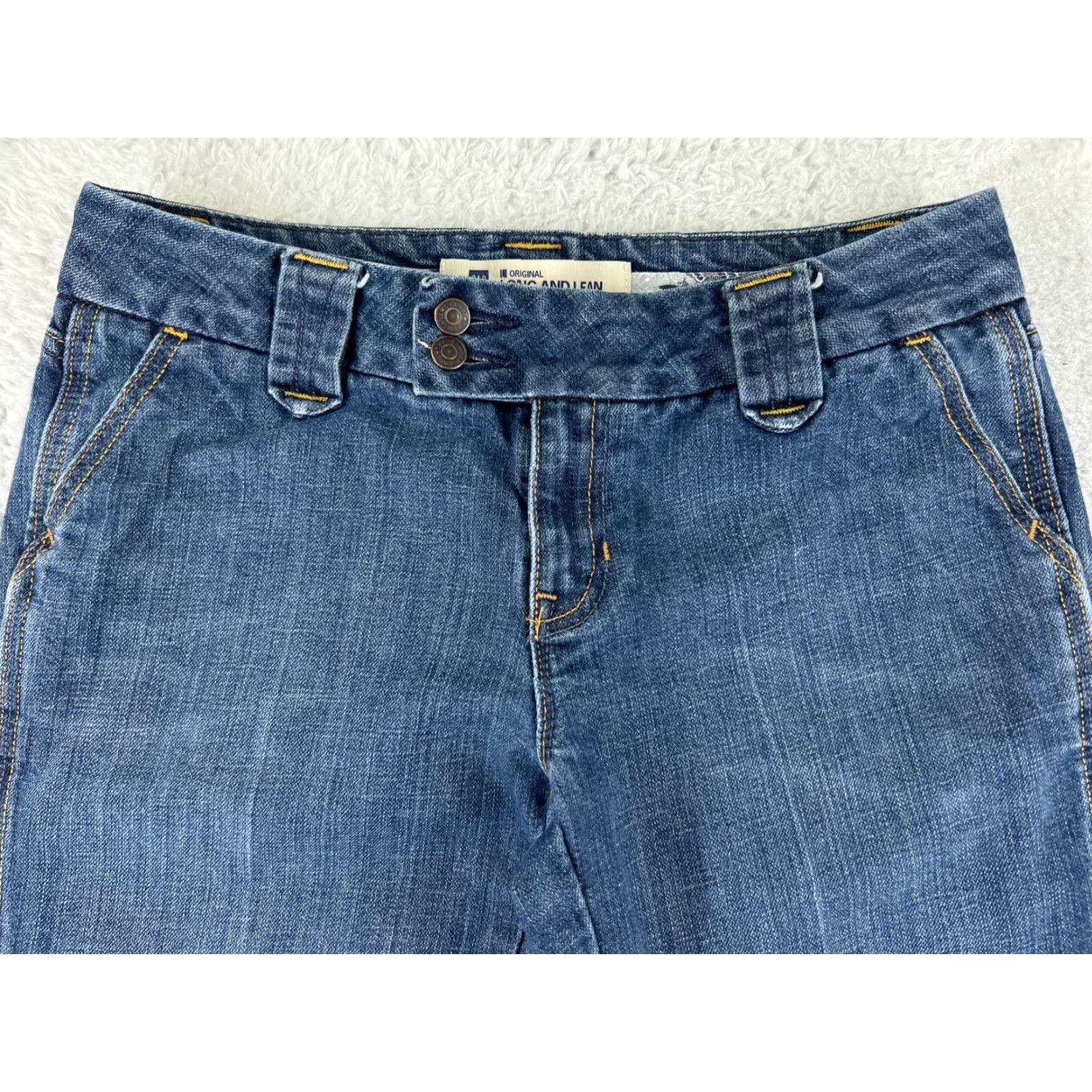 Gap GAP Jeans Womens 0 Blue Denim Low Rise 23x33 5-Pocket Stretch Cotton Blend 1969 City Size 25" / US 0 / IT 36 - 4 Thumbnail