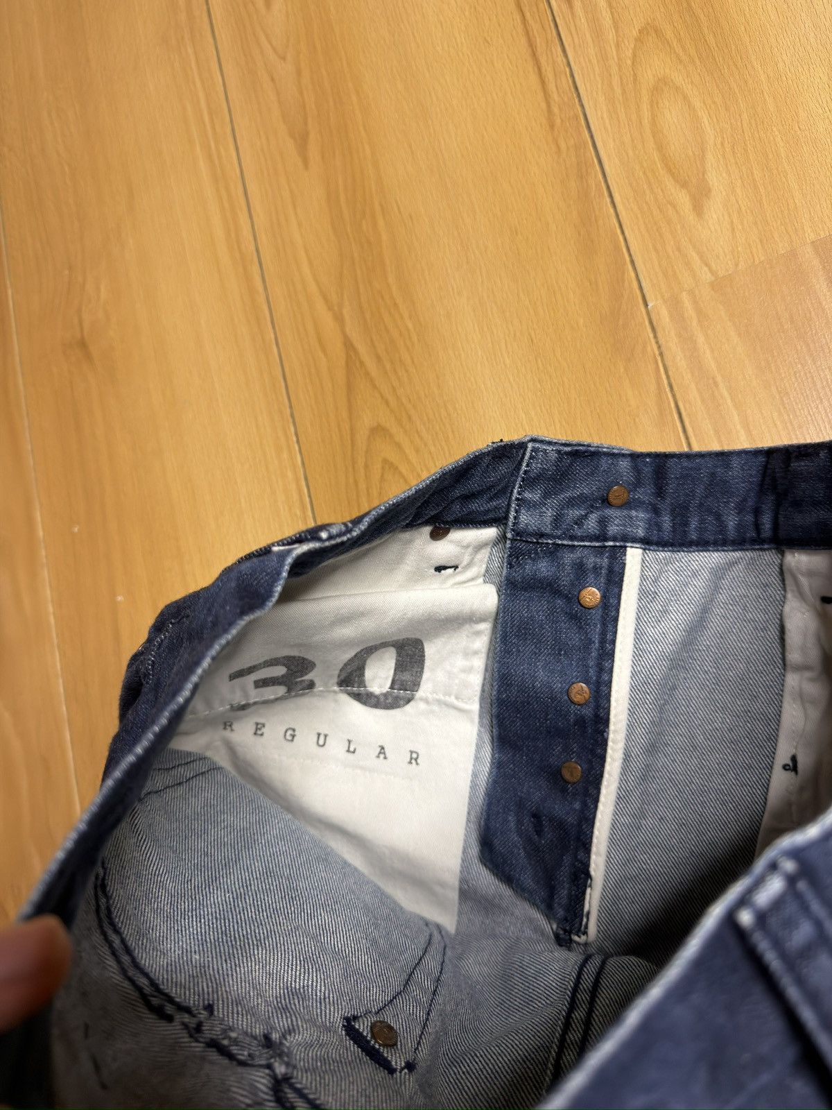 Han Kjobenhavn Han Kjobenhavn selvage denim jeans pants Size US 32 / EU 48 - 11 Thumbnail