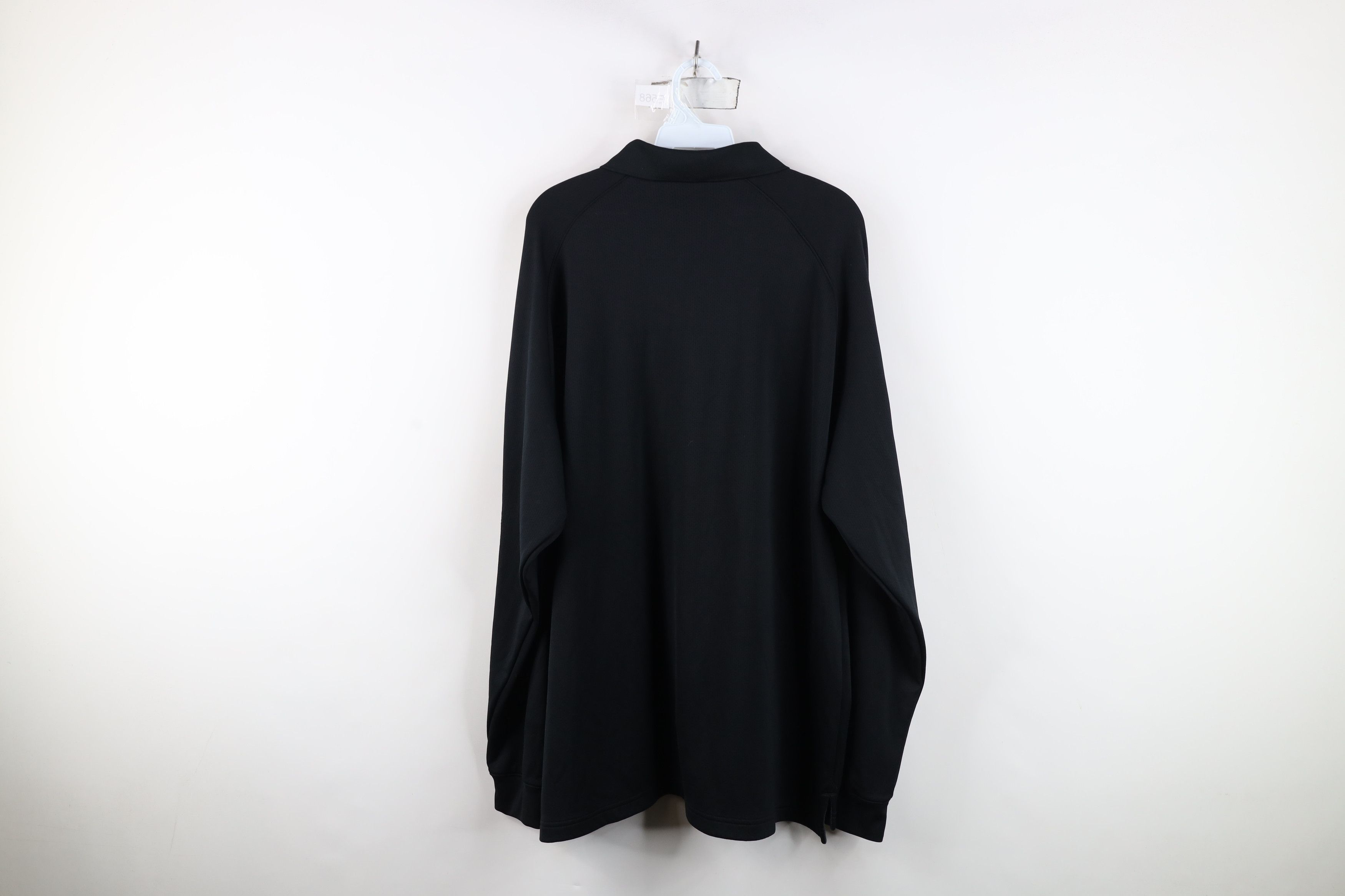 Nike Vintage Nike Mini Swoosh Mesh Heavyweight Long Sleeve Polo Size US XL / EU 56 / 4 - 12 Thumbnail