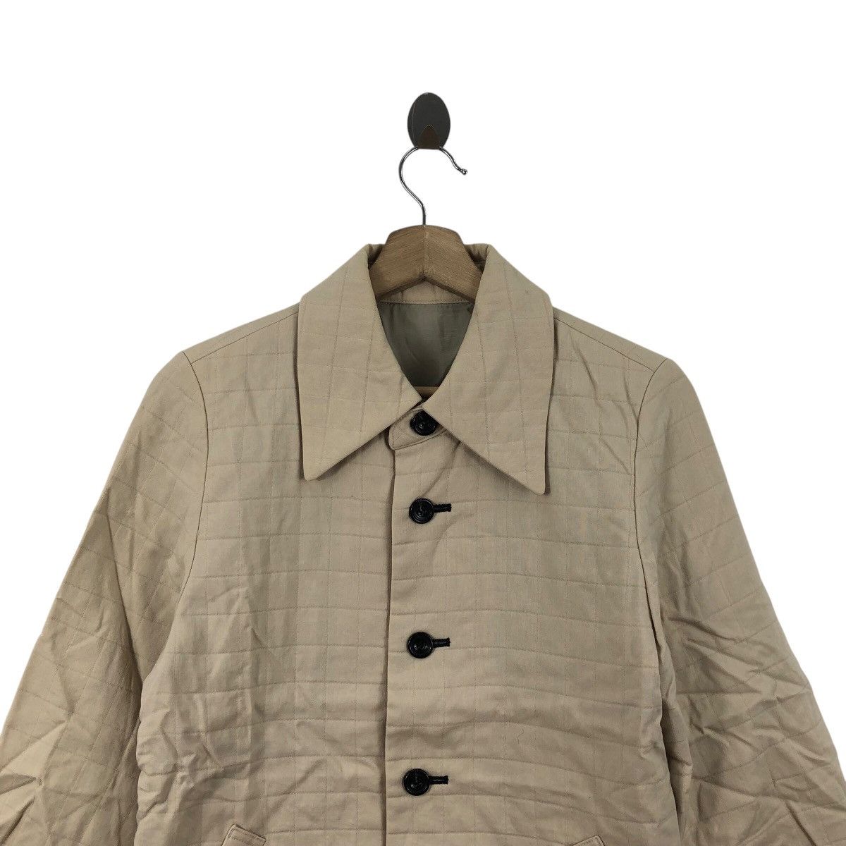 Issey Miyake I.S. ISSEY MIYAKE Vintage Quilted Coat Minimalist Outerwear Size US M / EU 48-50 / 2 - 2 Thumbnail