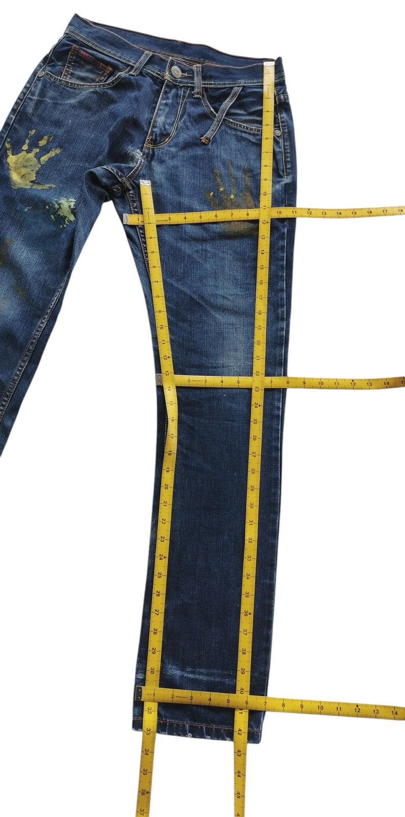 Japanese Brand Joneaa Crazy Leopard Strategy The Art Denim Size US 29 - 11 Thumbnail
