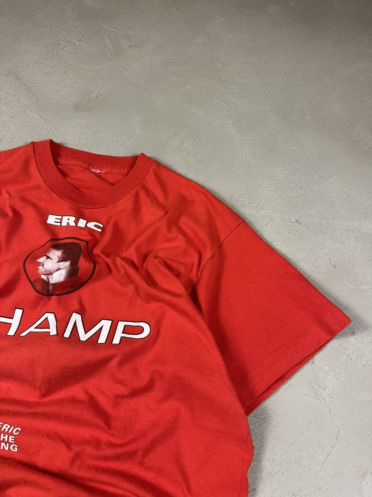Vintage 90s Vintage Eric Cantona Manchester United Soccer T-shirt Size US L / EU 52-54 / 3 - 8 Thumbnail